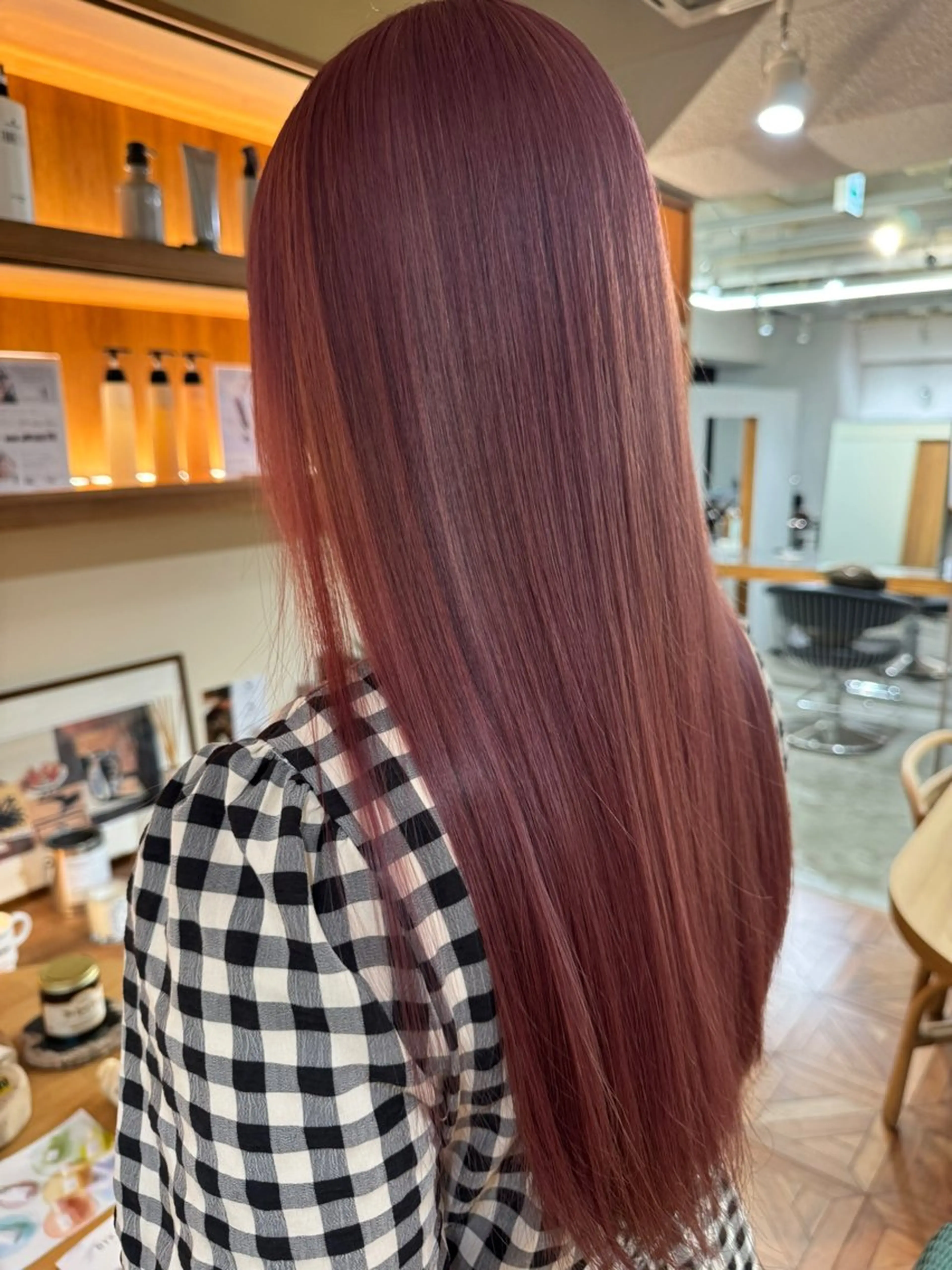 ロング カラー ピンクカラー ロング ヘアカラー ROSTAR セイゴのヘアスタイル