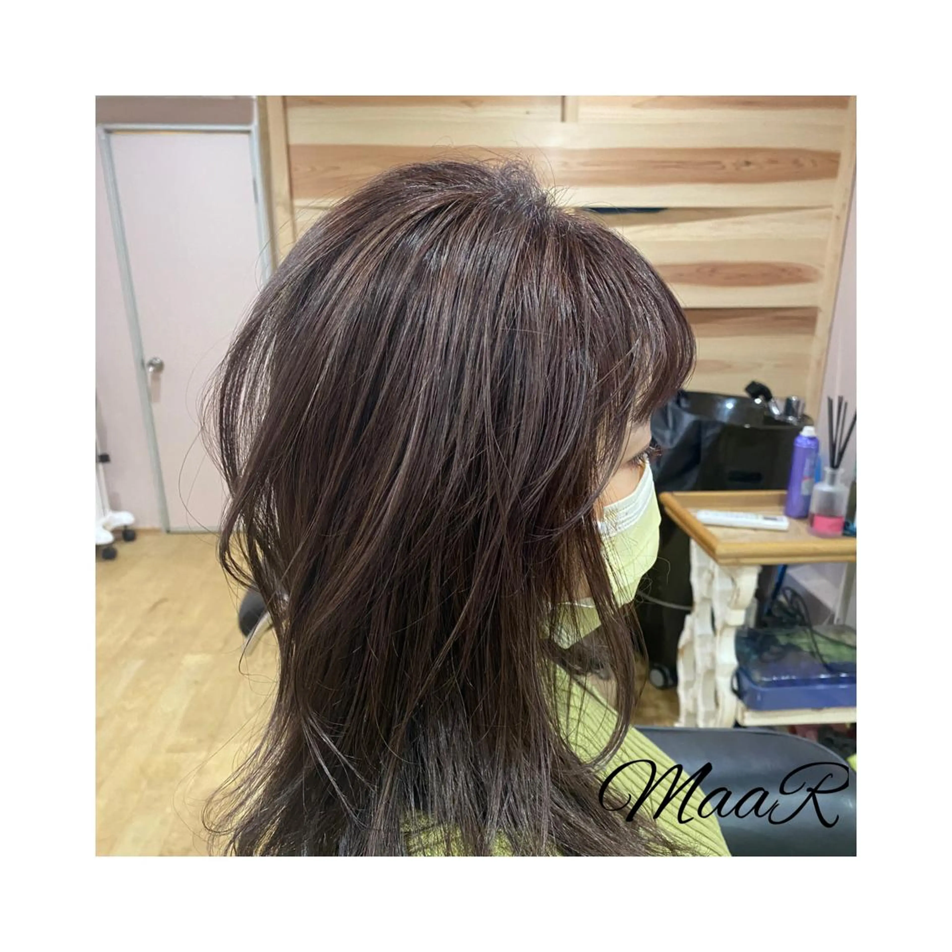 ロング カラー MaaR所属・Asuka Mabuchiのヘアスタイル