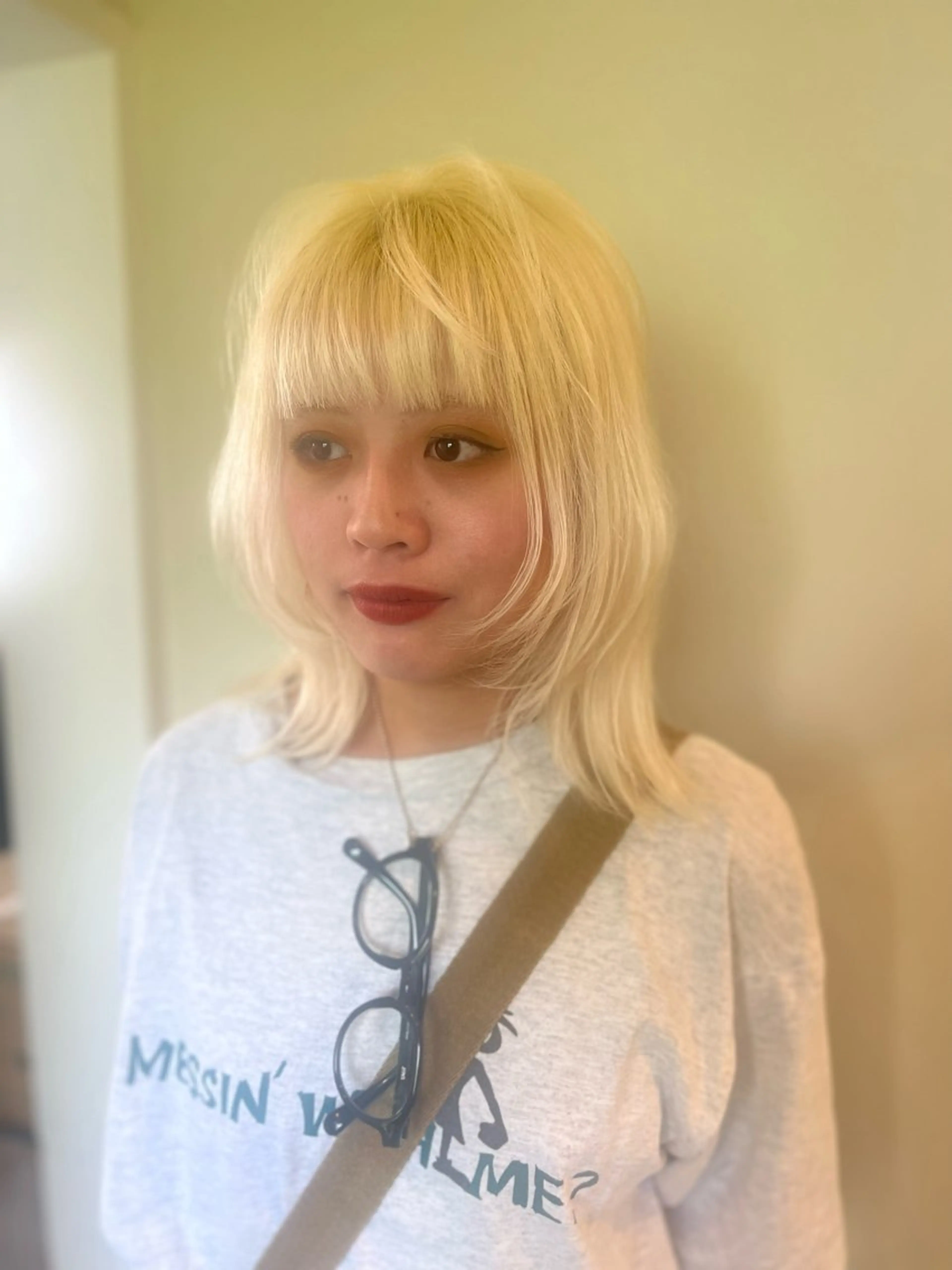 ミディアム ヘアカラー 🦮shiori アイドルオタク🦮のヘアスタイル