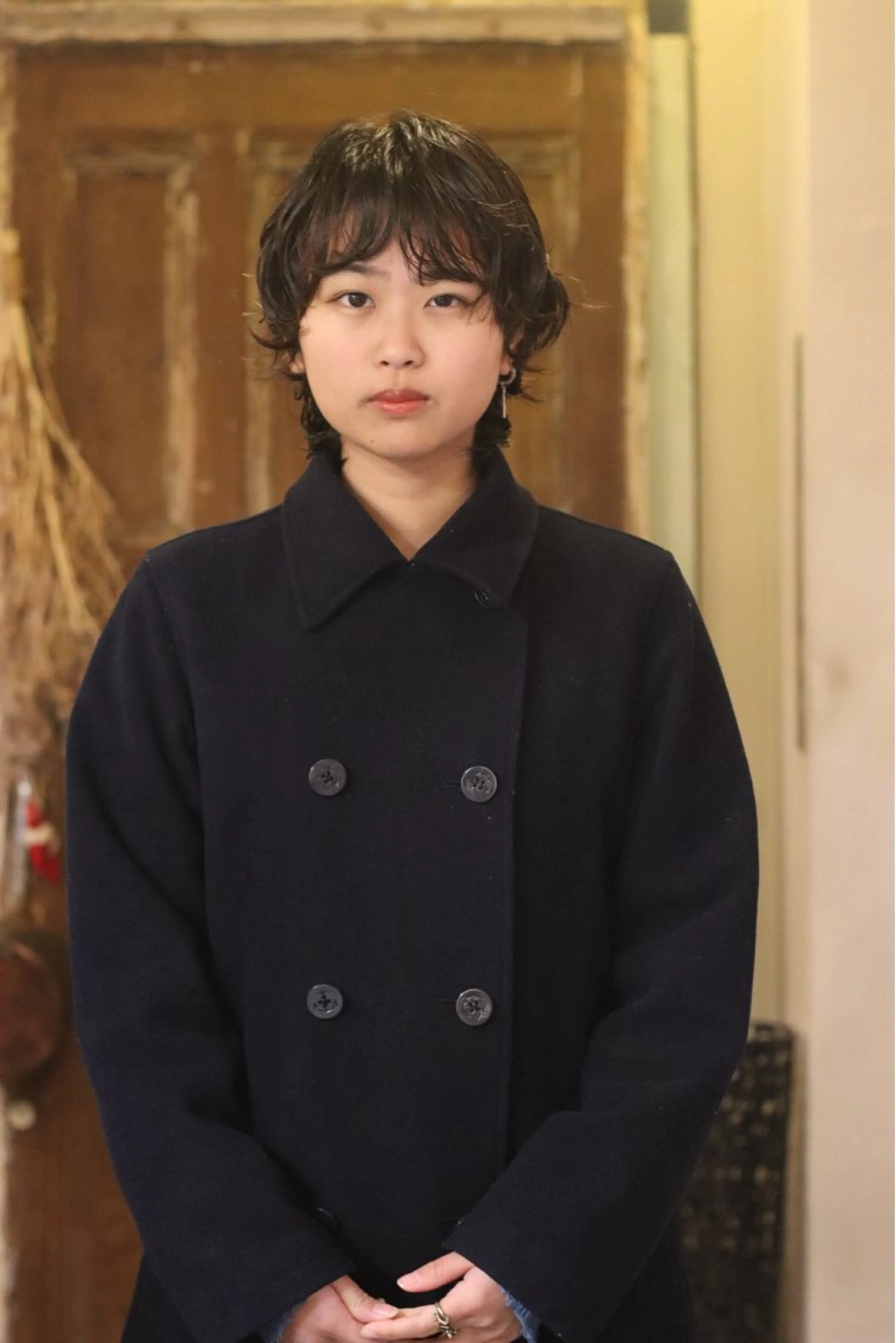 ミディアム パーマ Joh/メンズカット /レイヤー/ブリーチのヘアスタイル