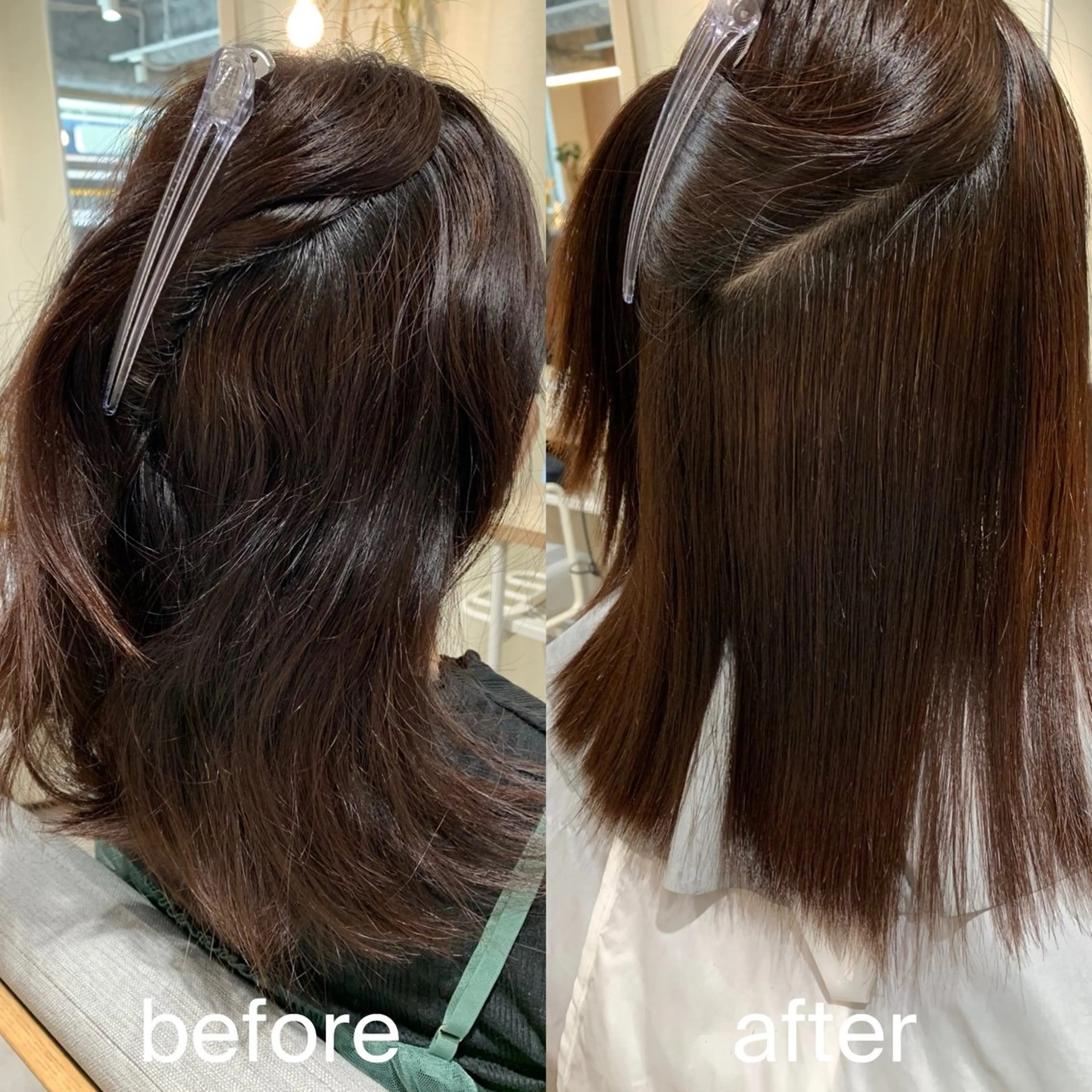 ミディアム カット 縮毛矯正 髪質改善のプロ☘️ 二村祐輝のヘアスタイル