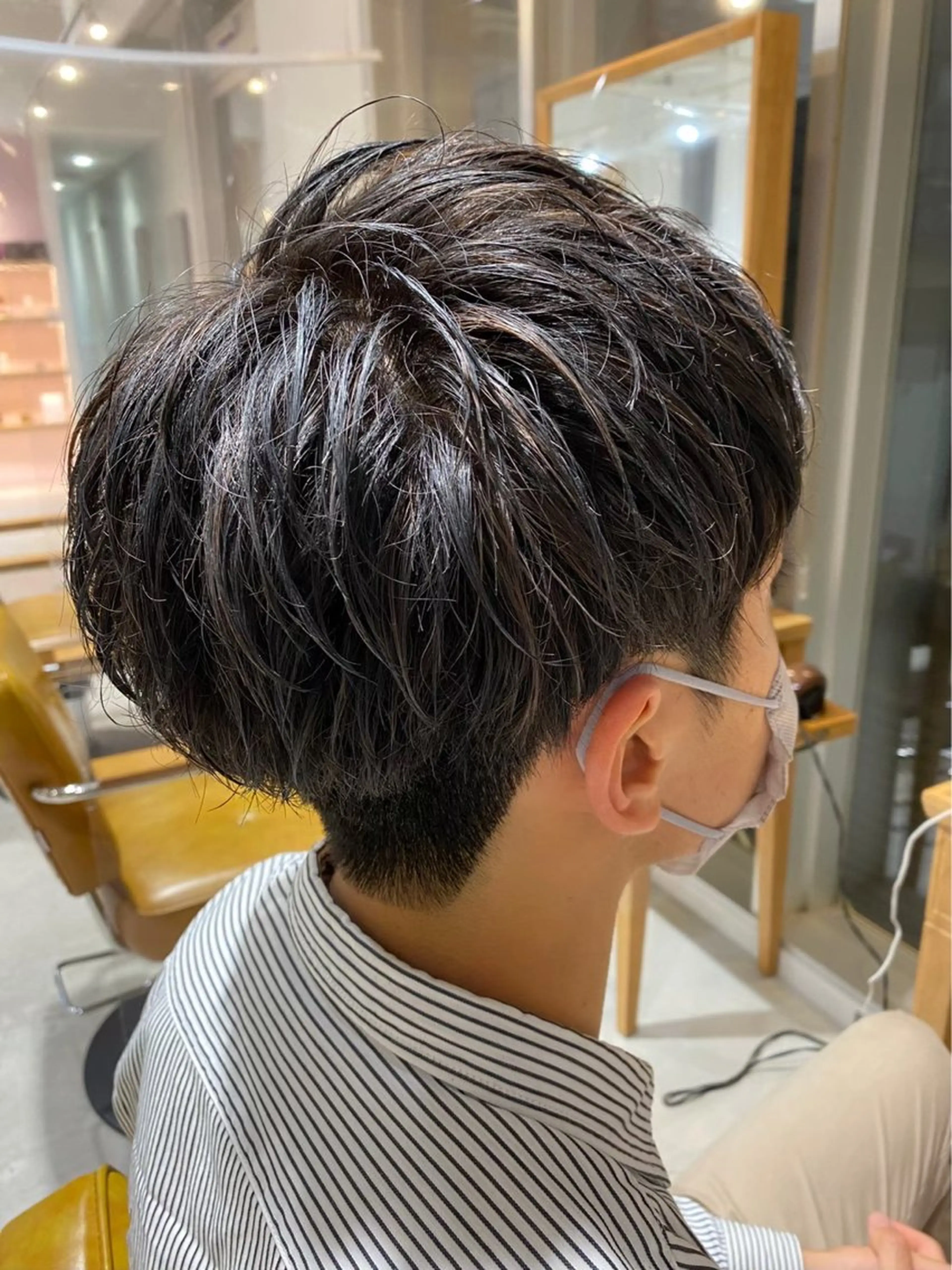 メンズ 鈴木弥月/大人ボブ× 透明感カラーのヘアスタイル