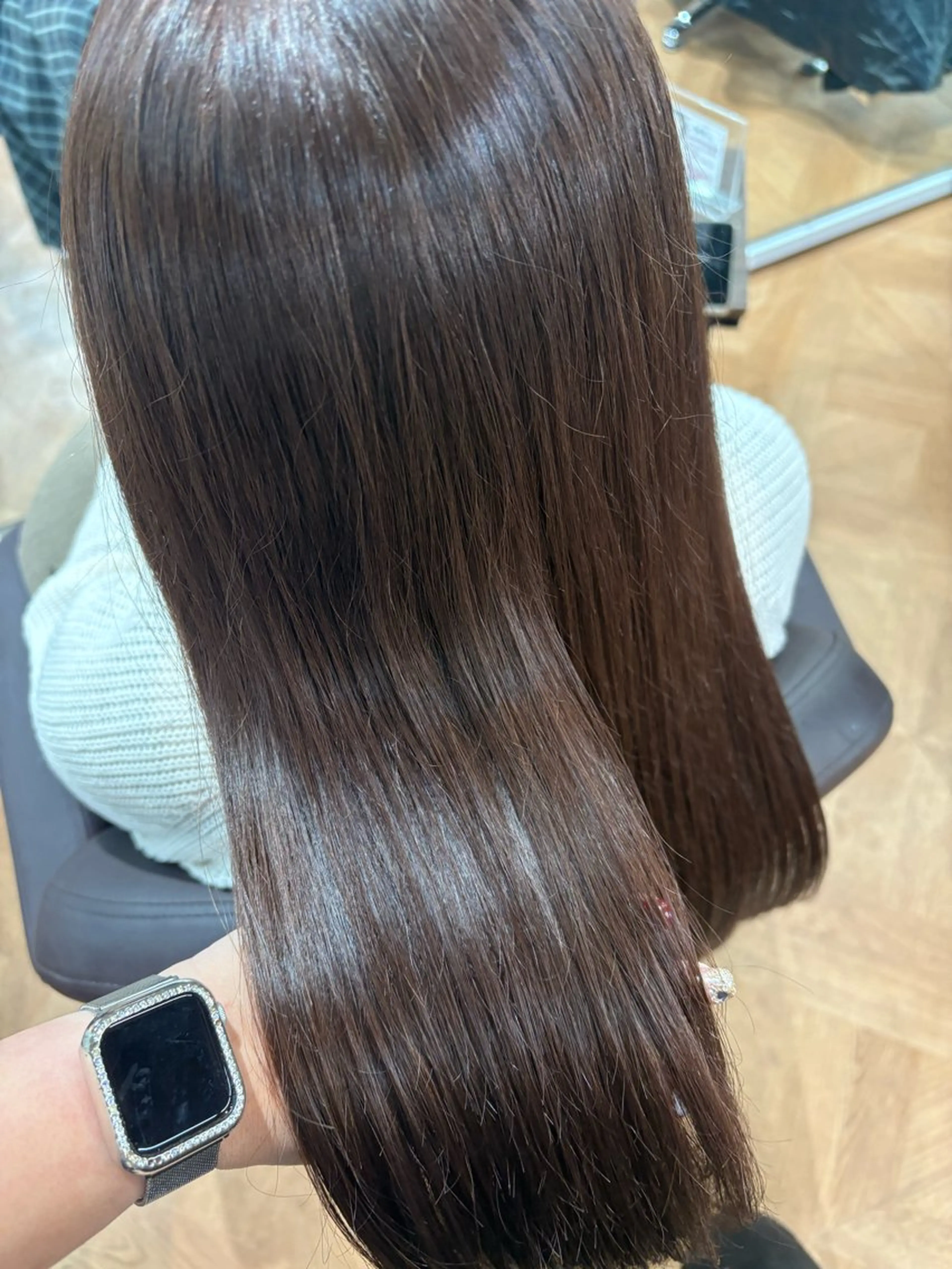 🫧24歳以下限定🫧カット＋縮毛矯正＋ブリーチなしワンカラー🩵の写真