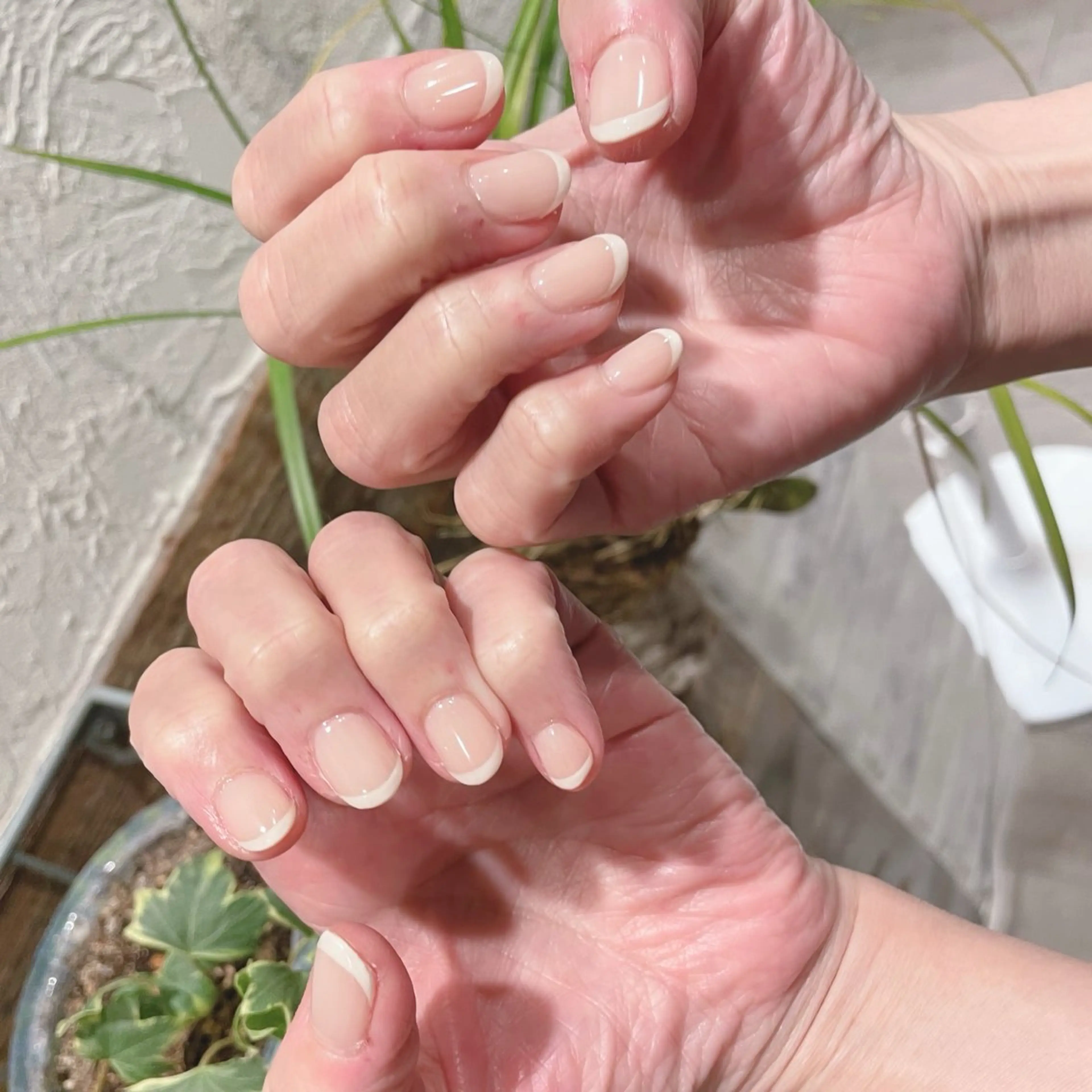 ネイル フレンチネイル ハンドネイル CITRON🍊 HARUKAのネイルデザイン