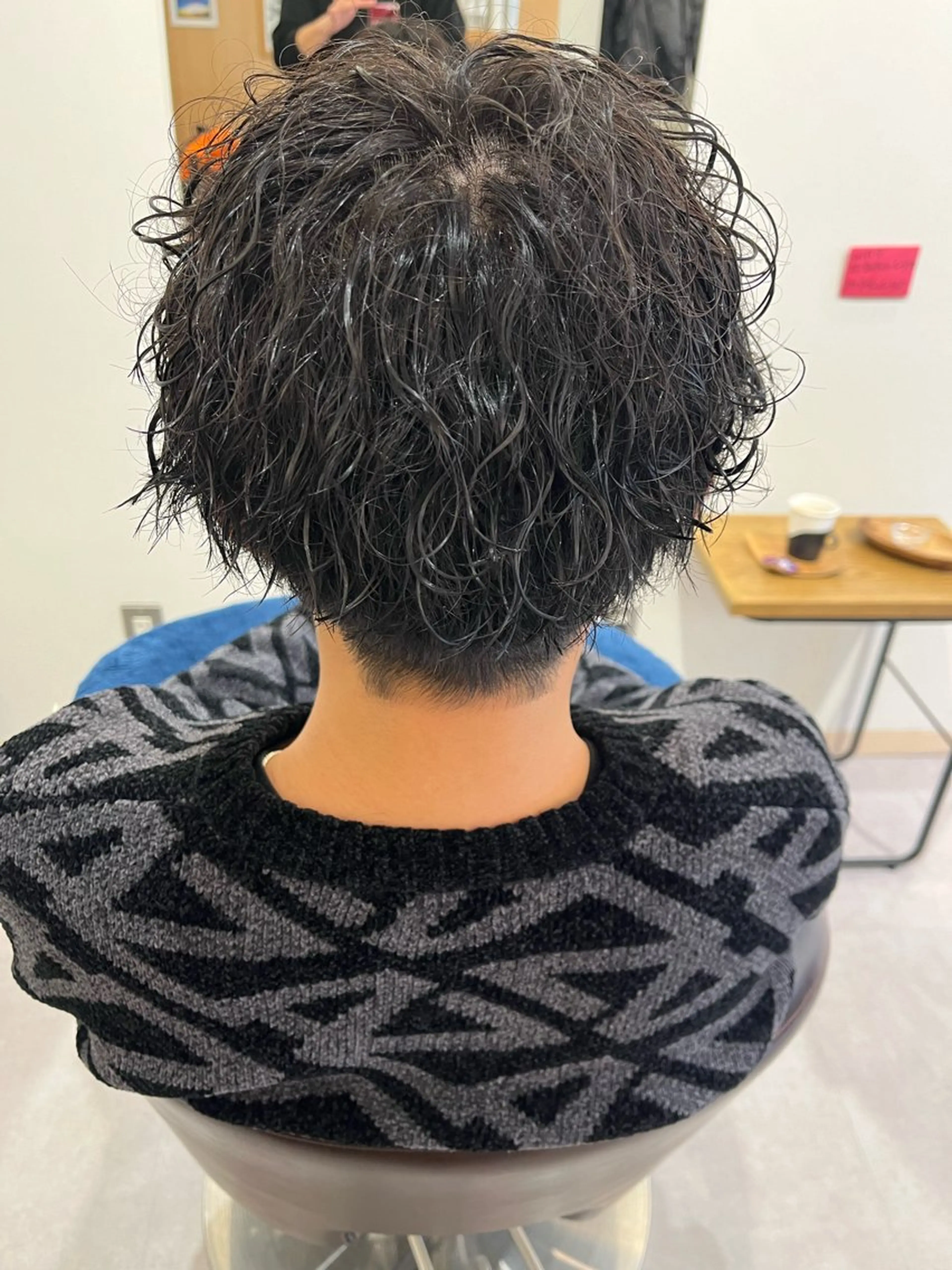 ショート パーマ 古谷 雄汰808naluのヘアスタイル