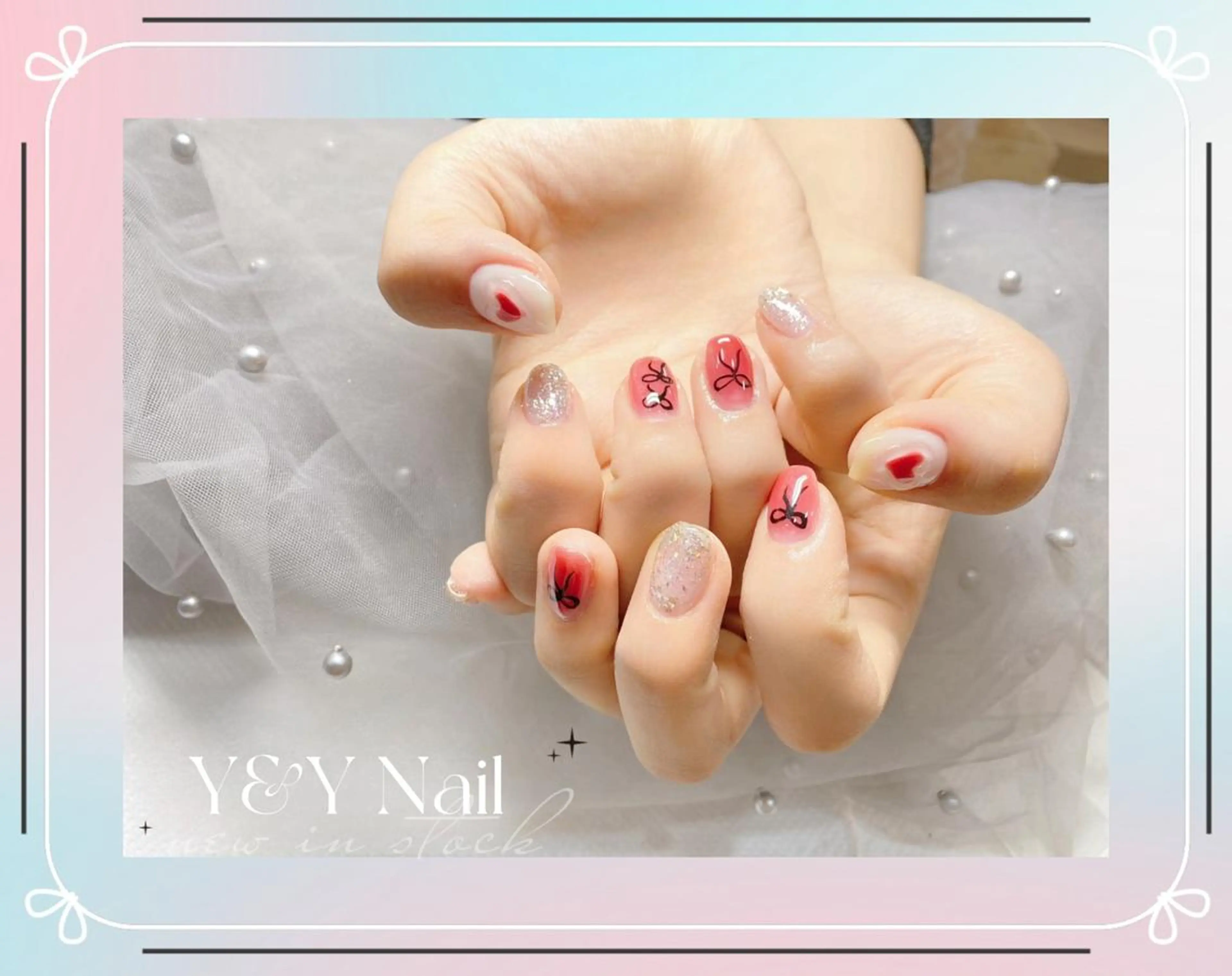 ミディアム ハンドネイル ハンドケア Y&Y Nail Salonのネイルデザイン
