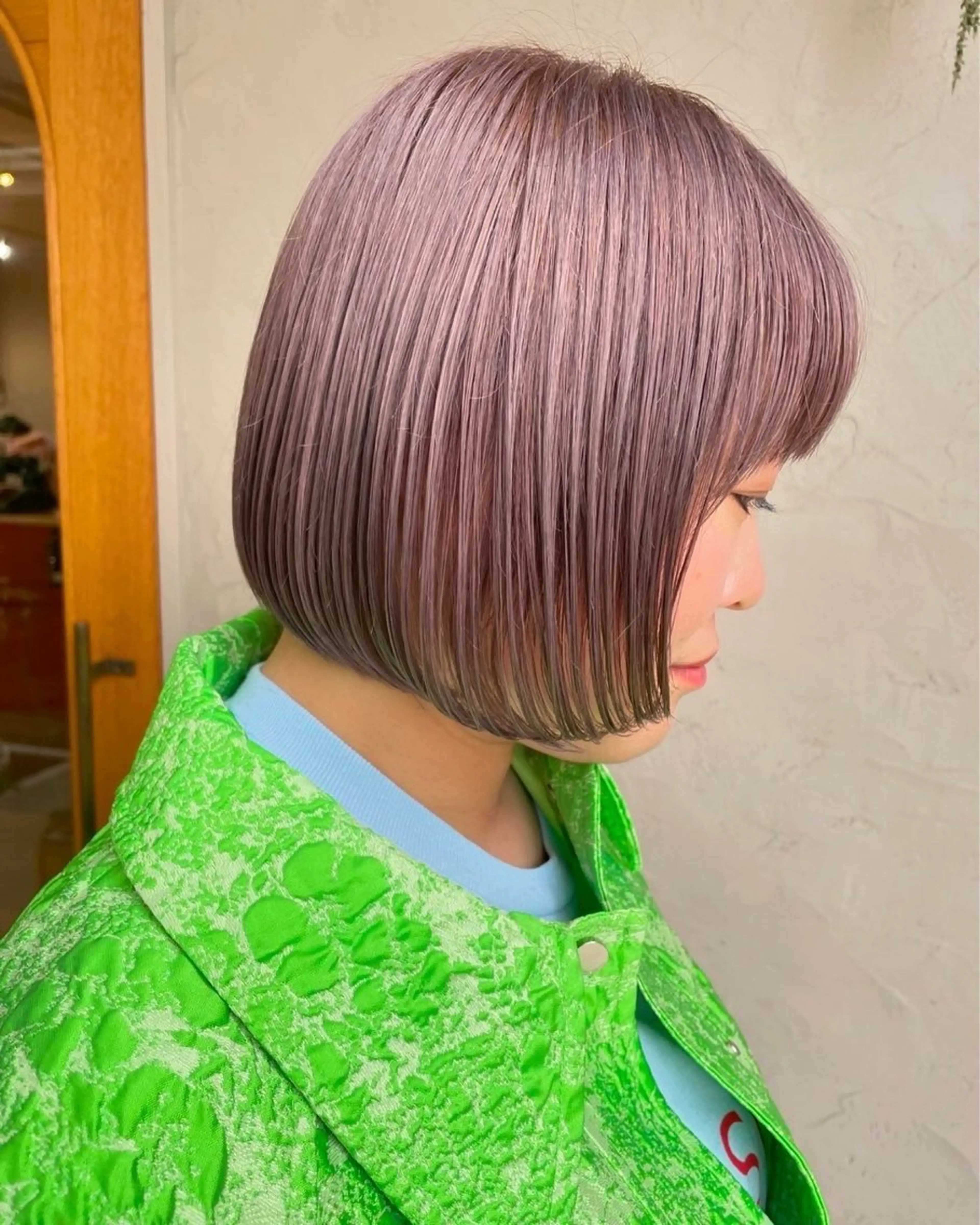 ミディアム カラー 西村 錬之介のヘアスタイル