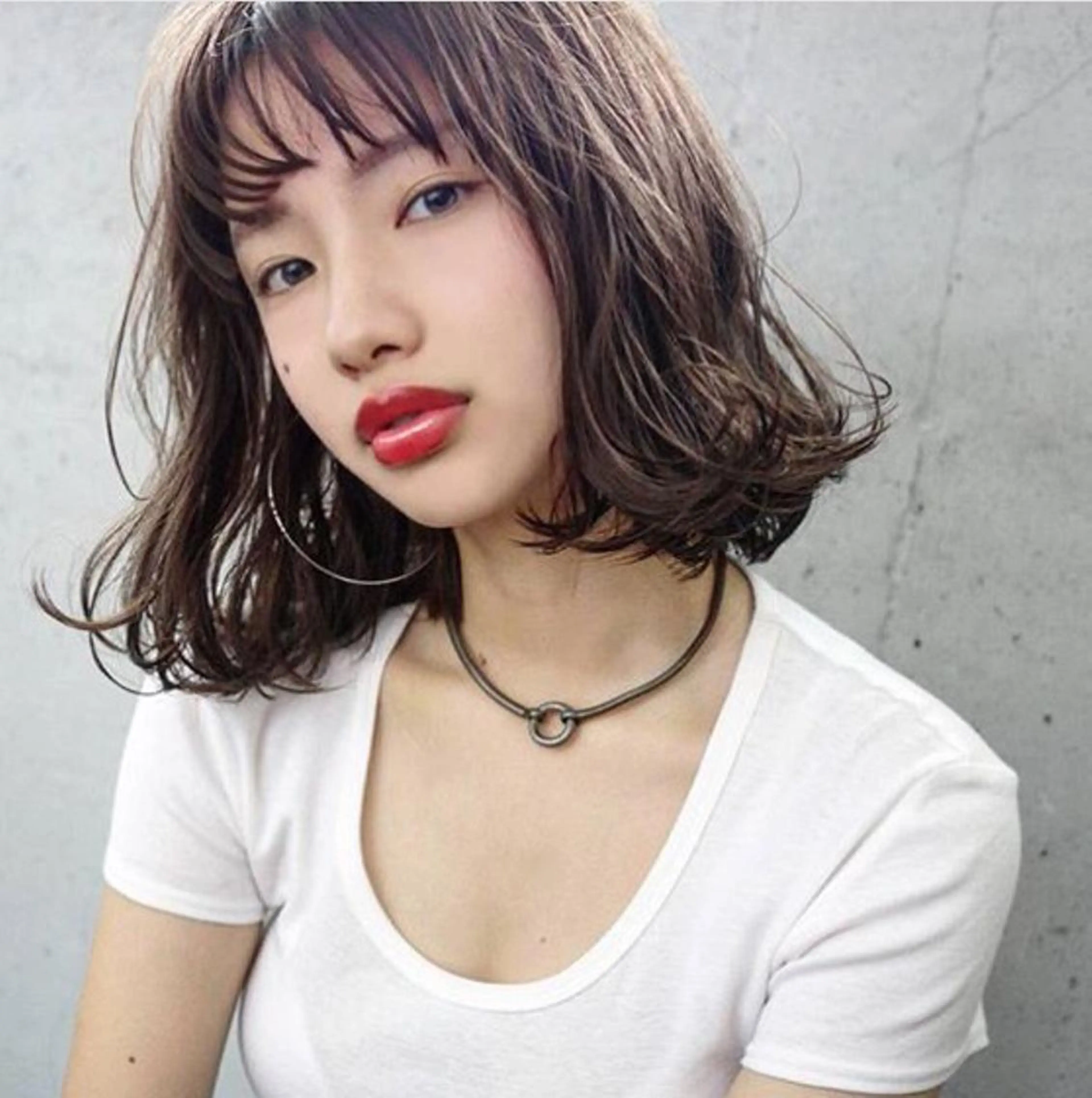 ショート ミディアム カラー パーマ ボブ haretoki 髪質改善サロンのヘアスタイル