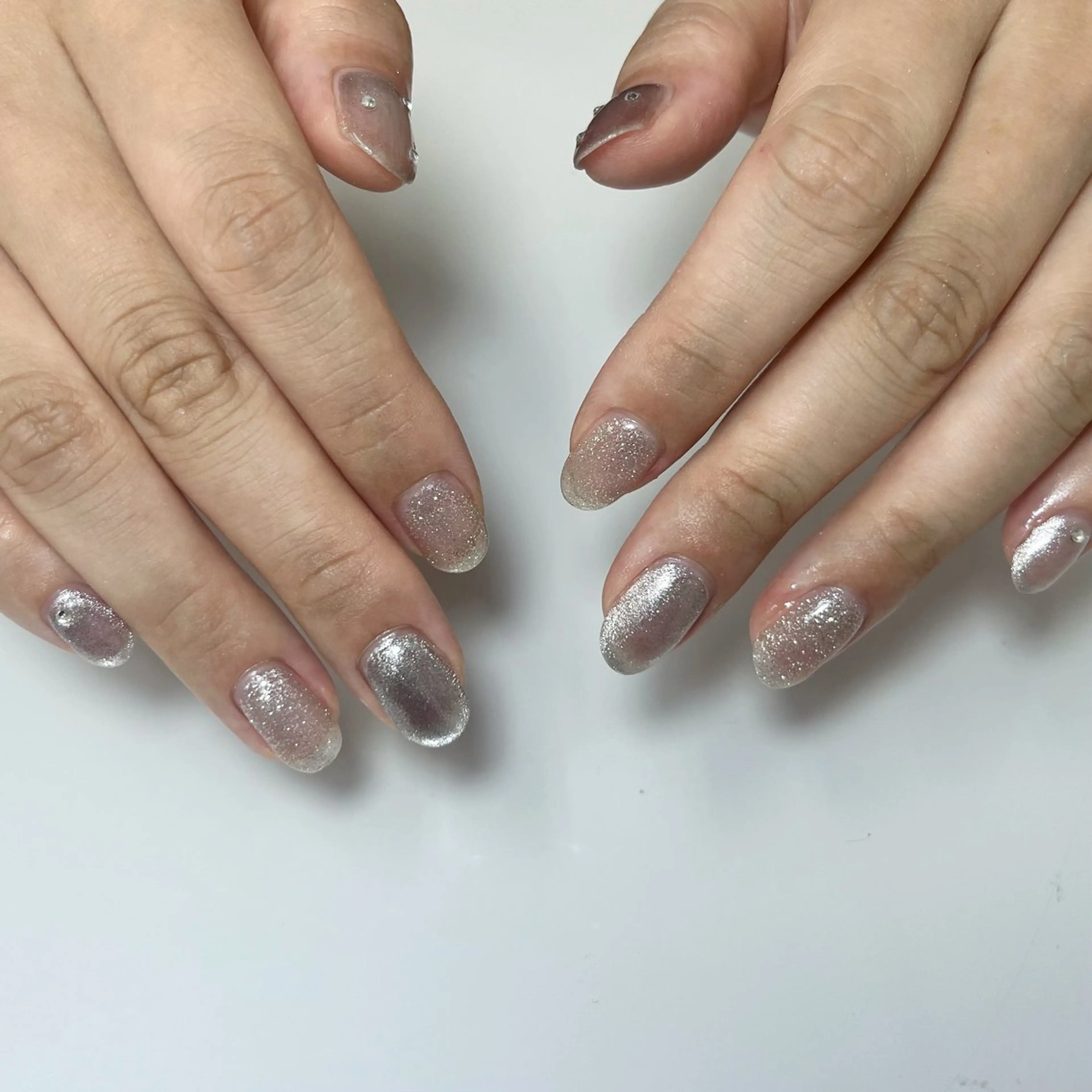 ネイル フラッシュネイル マグネットネイル ネイリスト りなのネイルデザイン