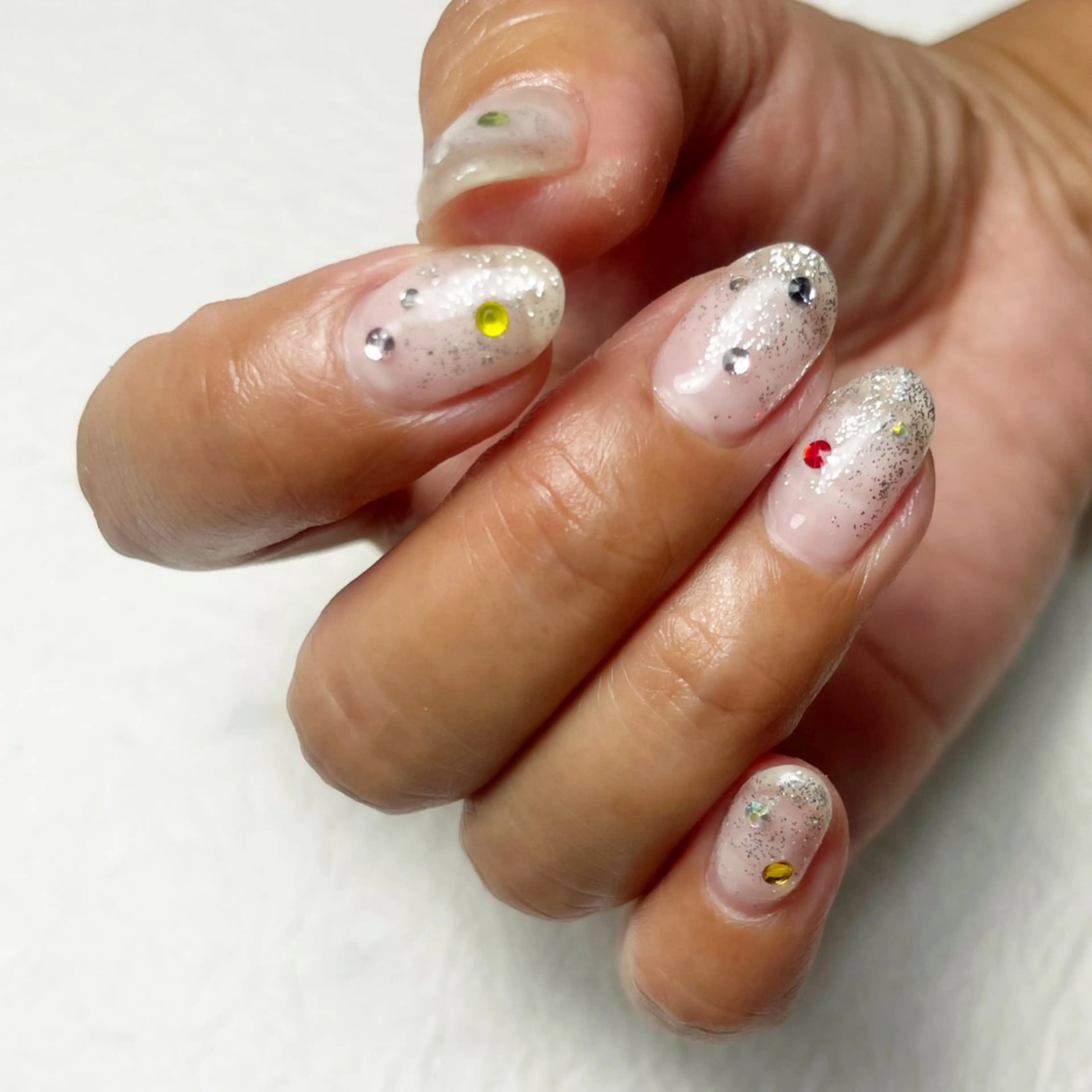 ネイル アートネイル フットネイル ジェルネイル キラキラネイル 韓国ネイル Y nail なんば堀江店のネイルデザイン