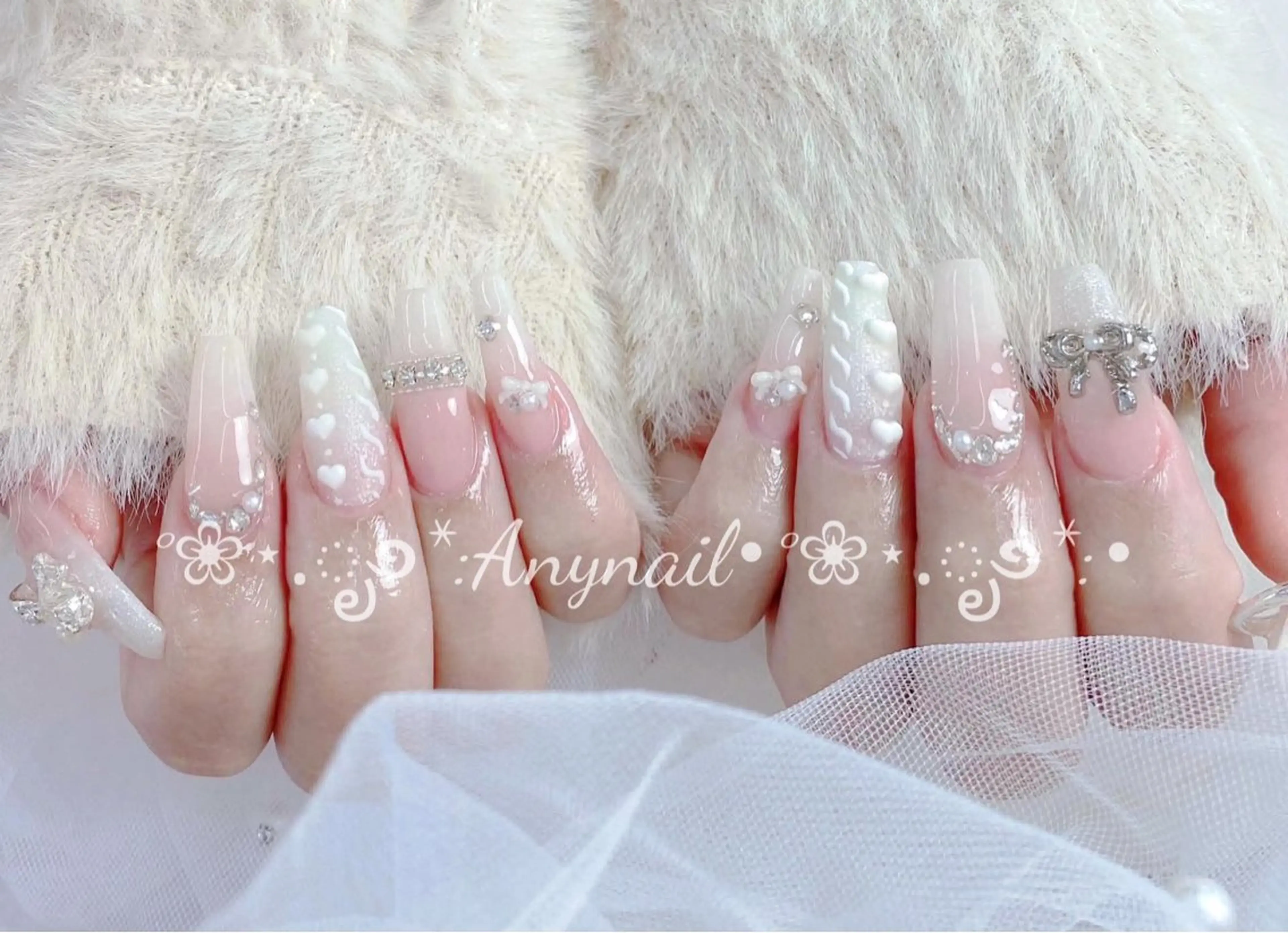 ネイル オーロラネイル ブラウン チークネイル フットネイル フレンチネイル ハンドネイル Ni Niのネイルデザイン