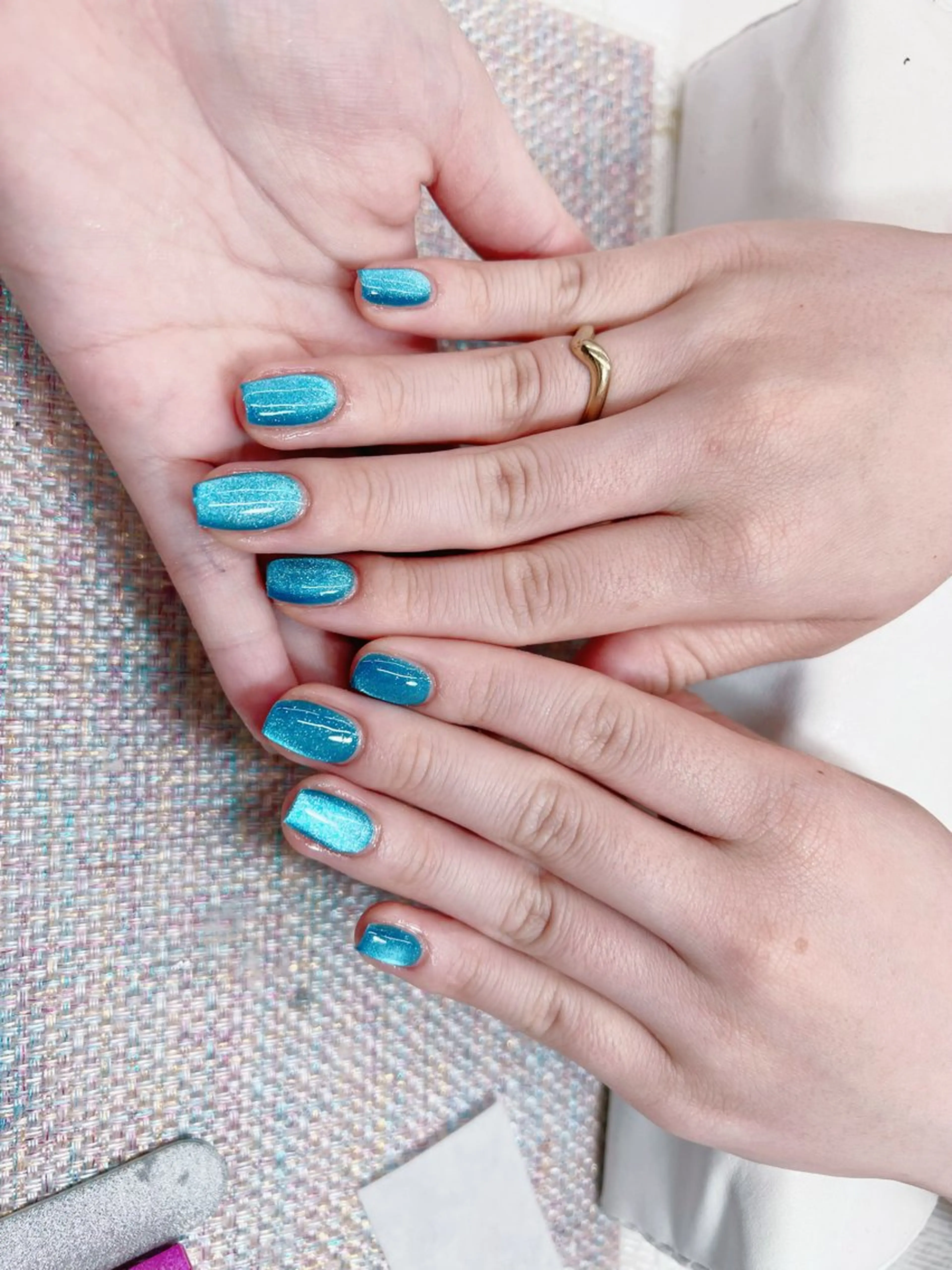 ミディアム ハンドネイル 宮崎 もものネイルデザイン