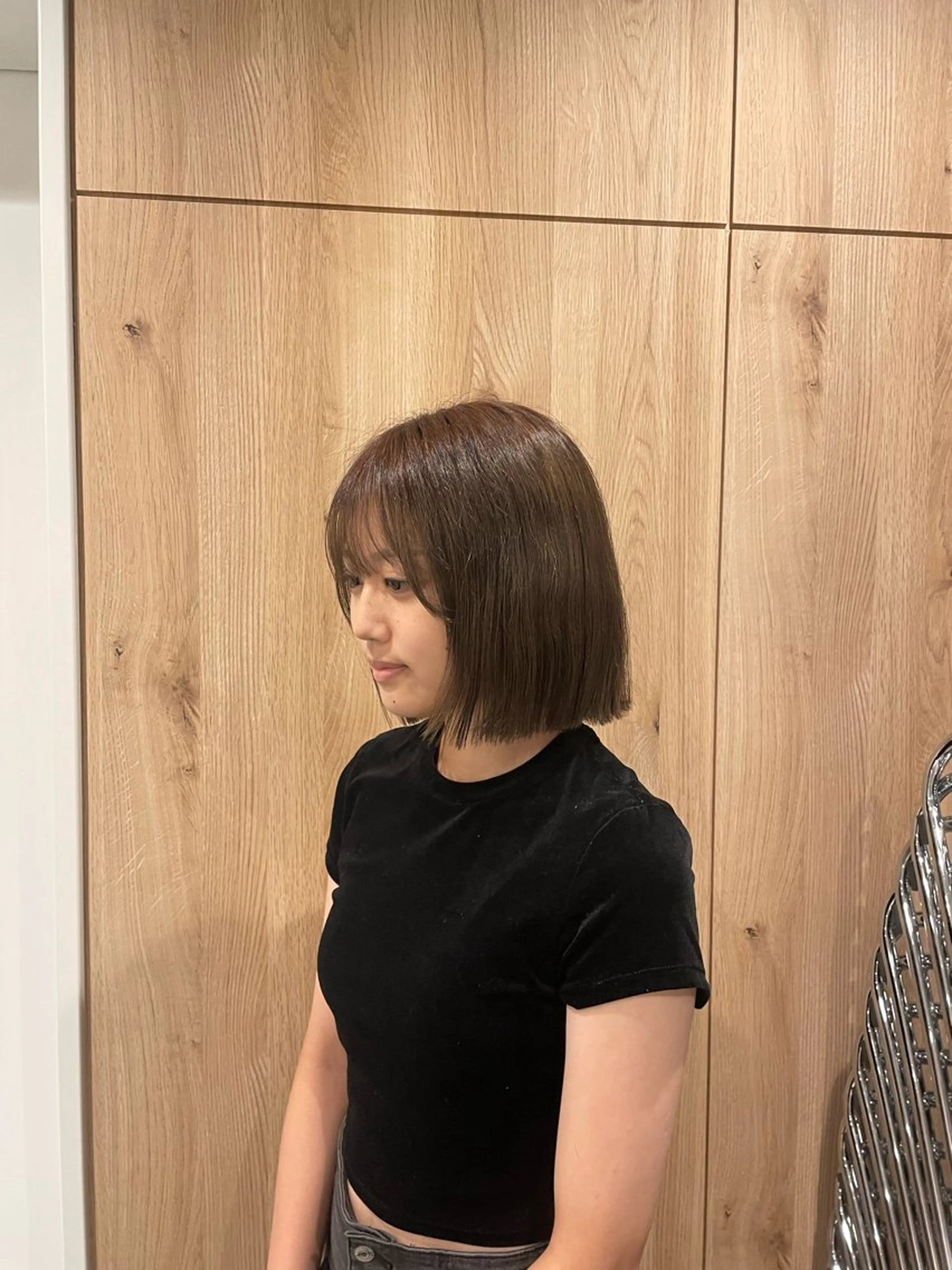 tsuki /天王寺 /カラー/ボブカットのヘアスタイル