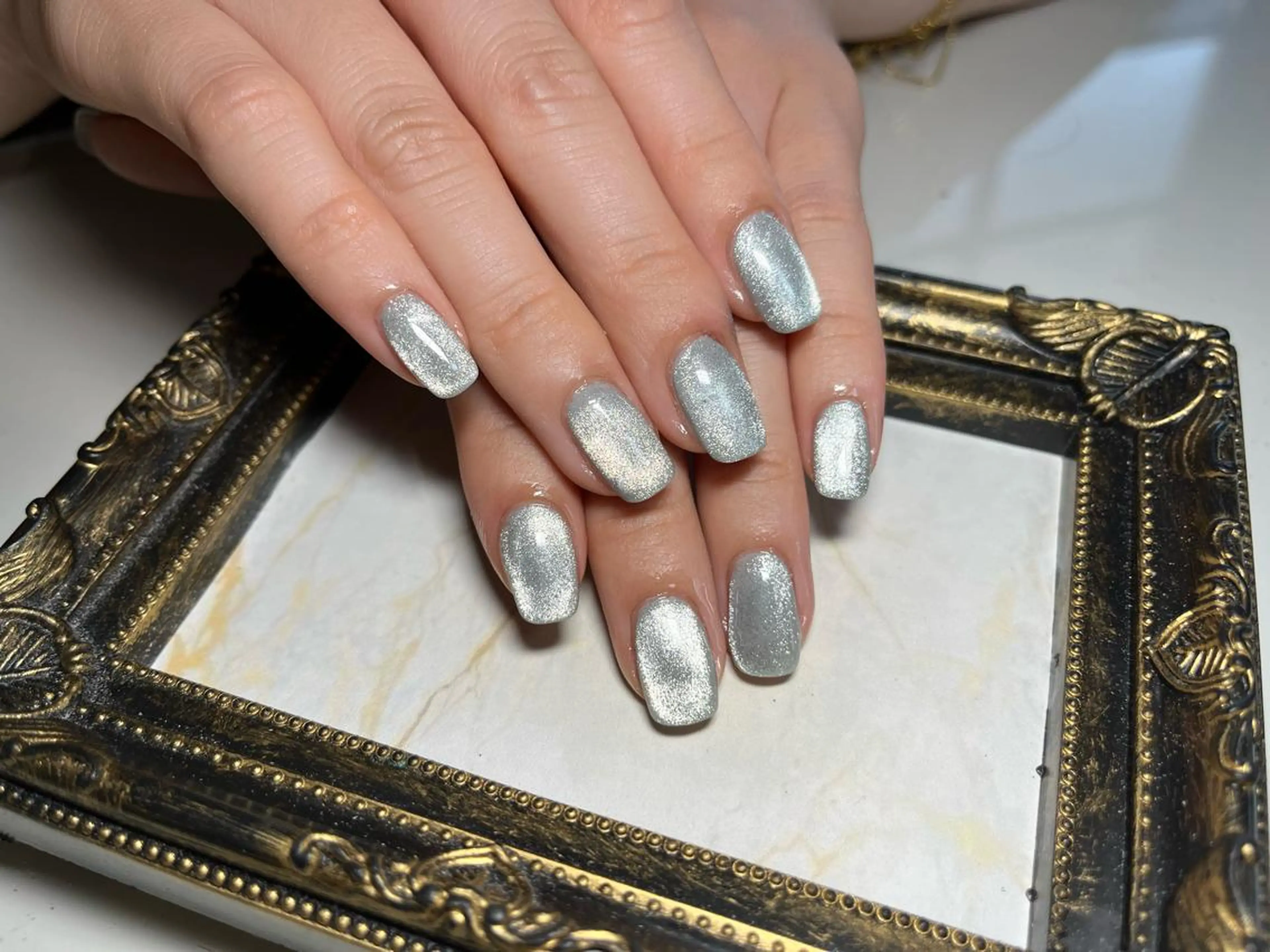 ネイル マグネットネイル ワンカラーネイル Nail Salon Caco所属・Nail salon Caco.のネイルデザイン