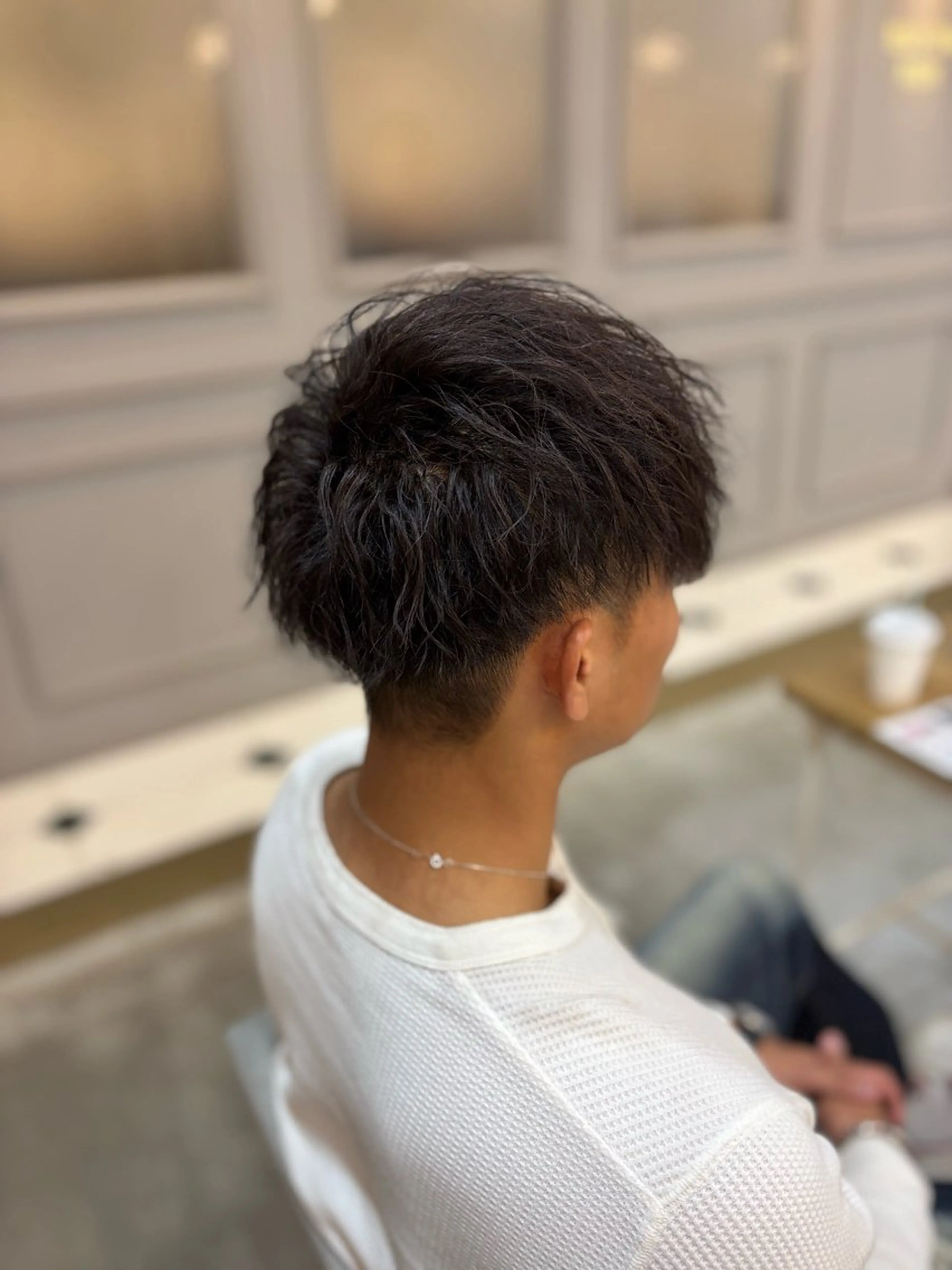 パーマ メンズ 藤野 慶太のヘアスタイル