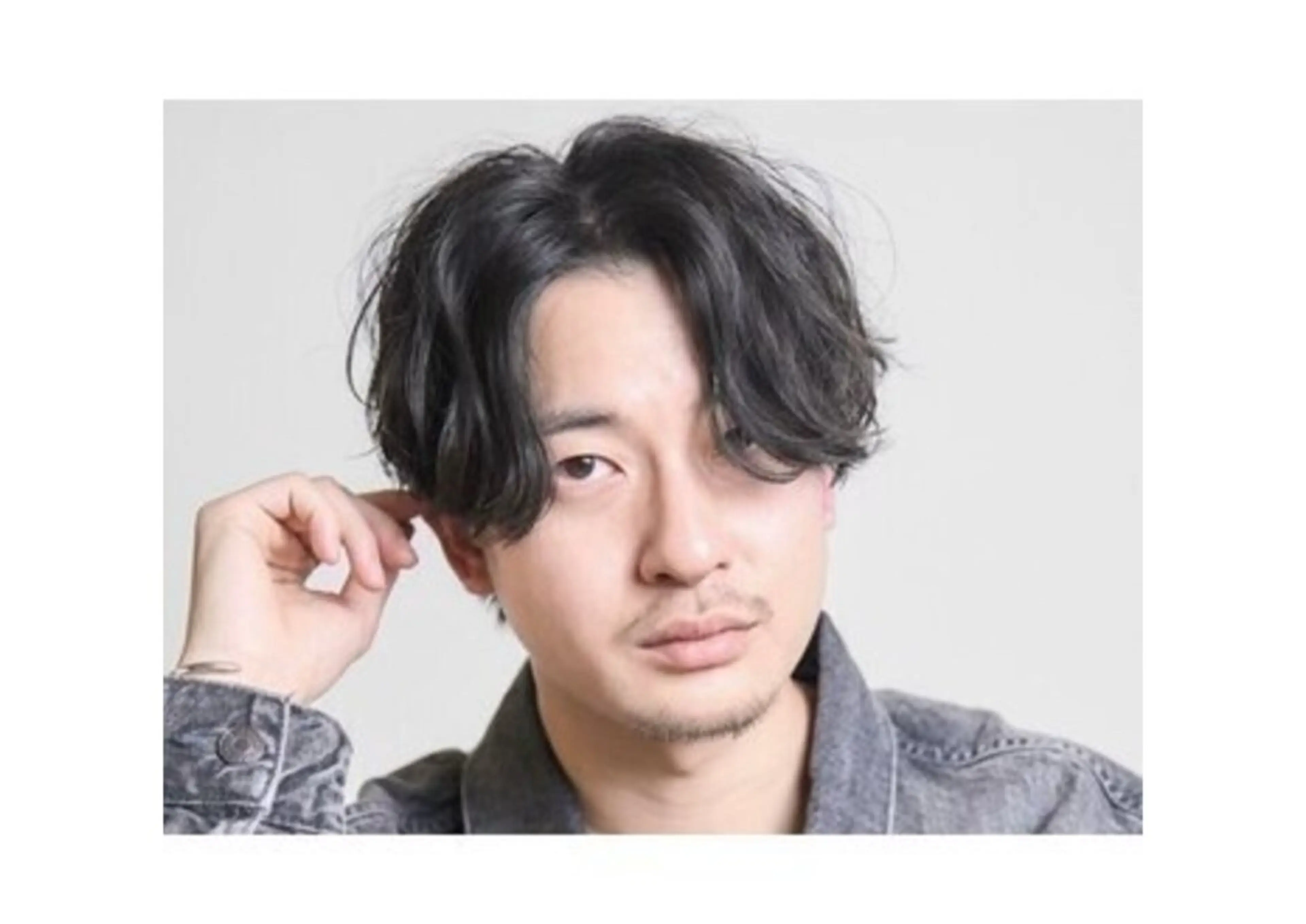 シャドウパーマ + 骨格矯正カットの写真