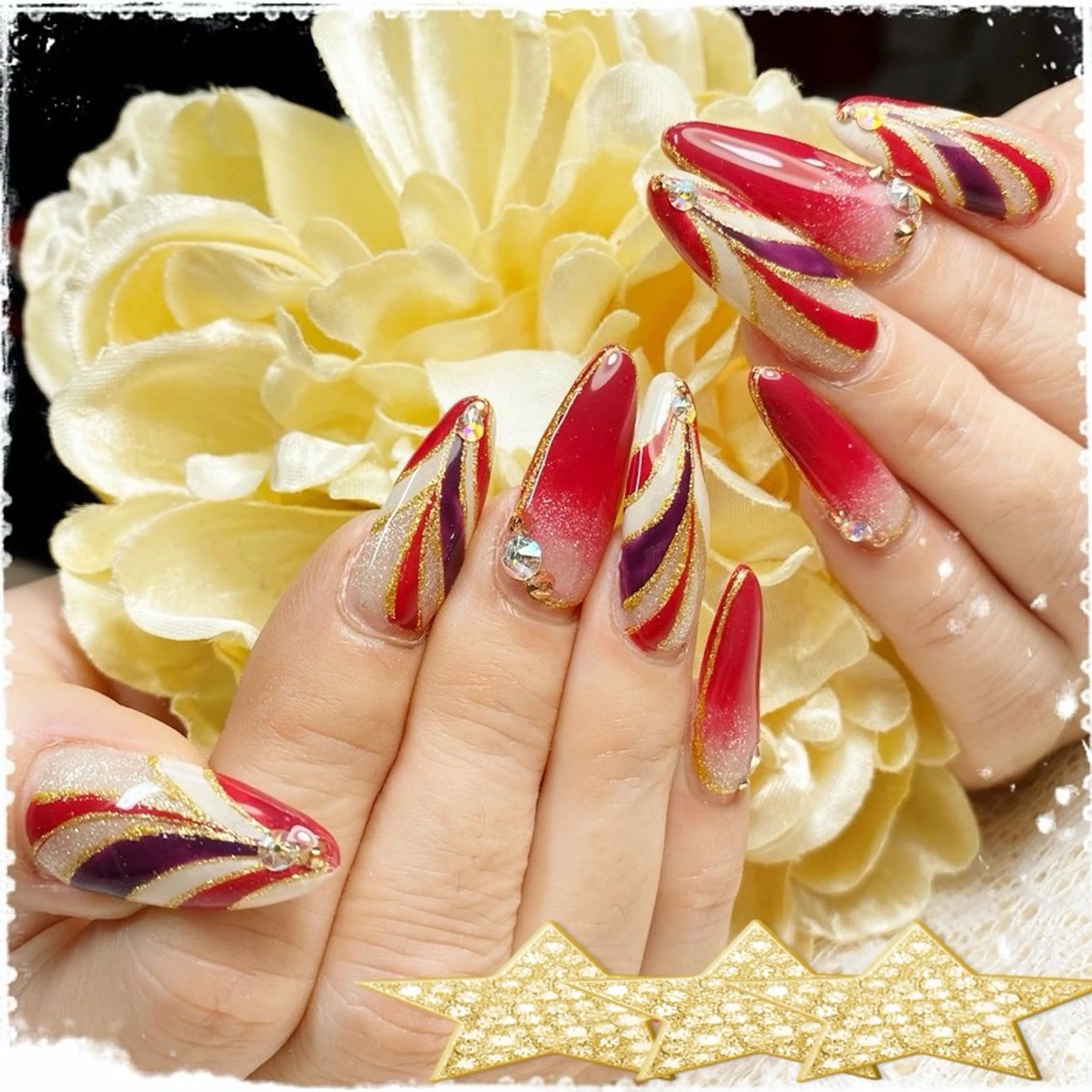 ネイル アートネイル nail salon  la reine所属・nail salon la reineのネイルデザイン