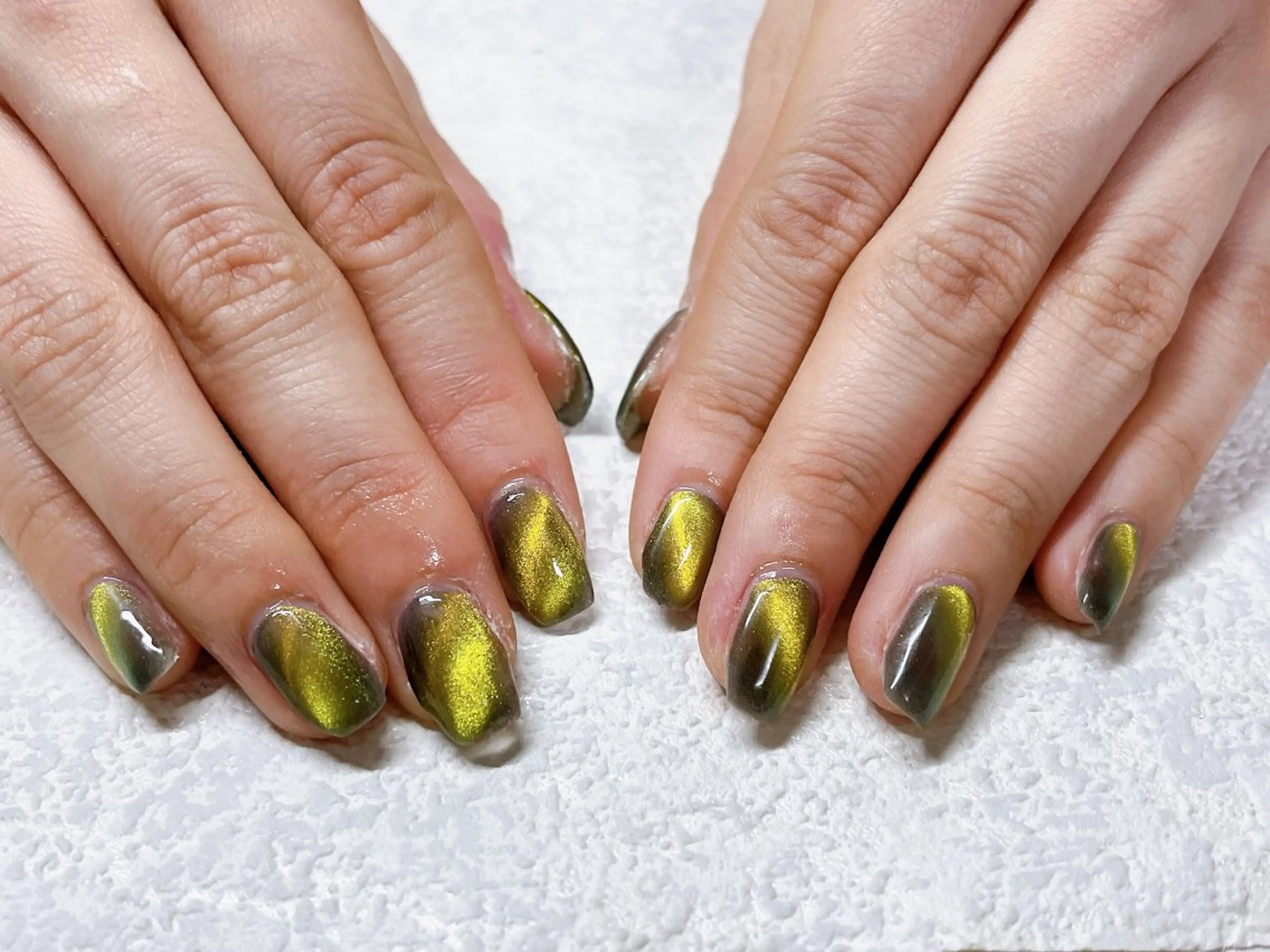 ネイル オーロラネイル フットネイル フレンチネイル ジェルネイル 韓国ネイル ハンドネイル Mogu nail 二子玉川のネイルデザイン