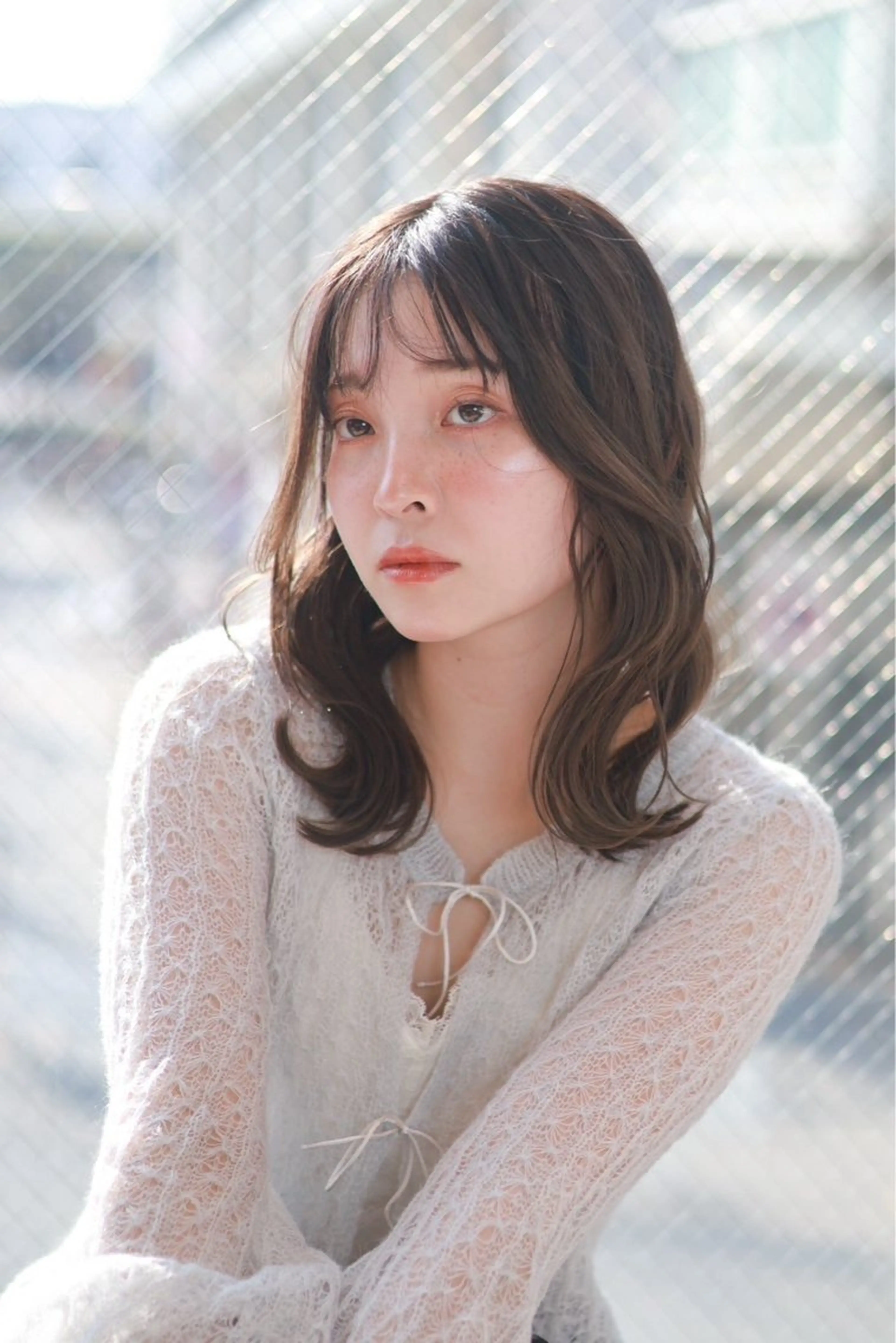 西宮/トレンドカラー /美馬本紅亜のヘアスタイル