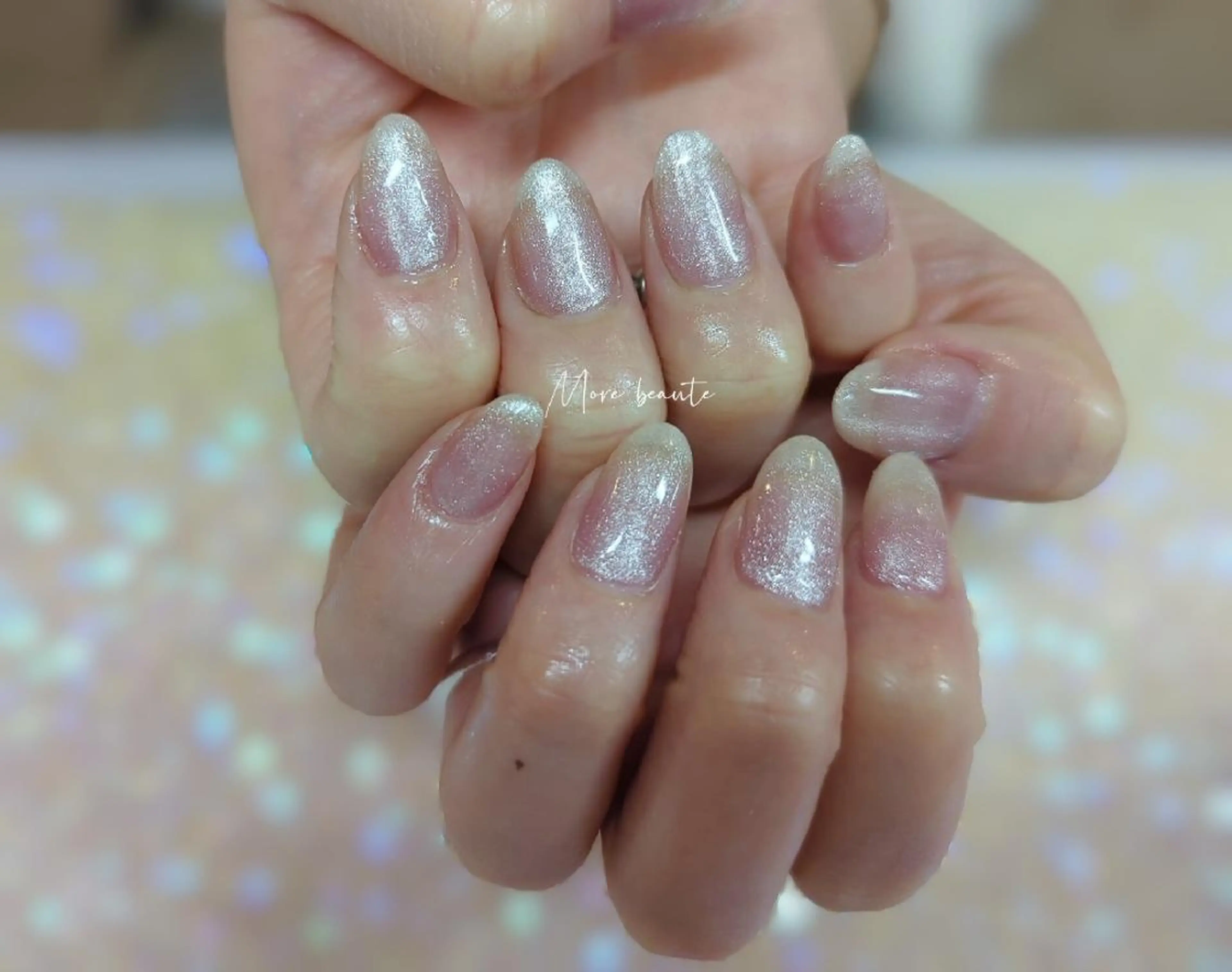 ネイル マグネットネイル ワンカラーネイル ハンドネイル I LOVE ME  NAIL.｡.:*♡のネイルデザイン
