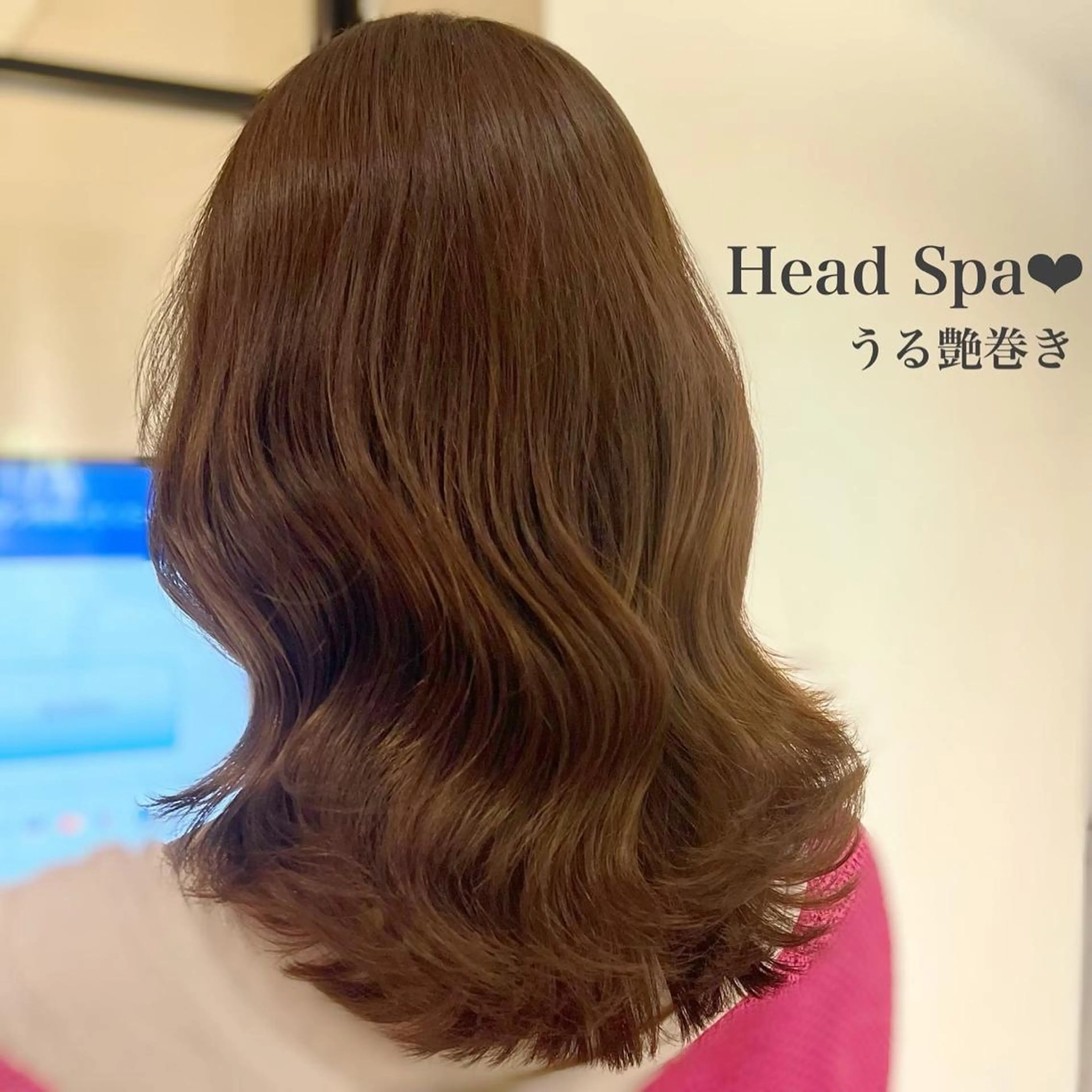 ミディアム 髪質改善 韓国風ヘア 縮毛矯正 トリートメント 酸熱トリートメント 美髪ヘッドスパ🫧 西山紗奈江💆♀️のヘアスタイル