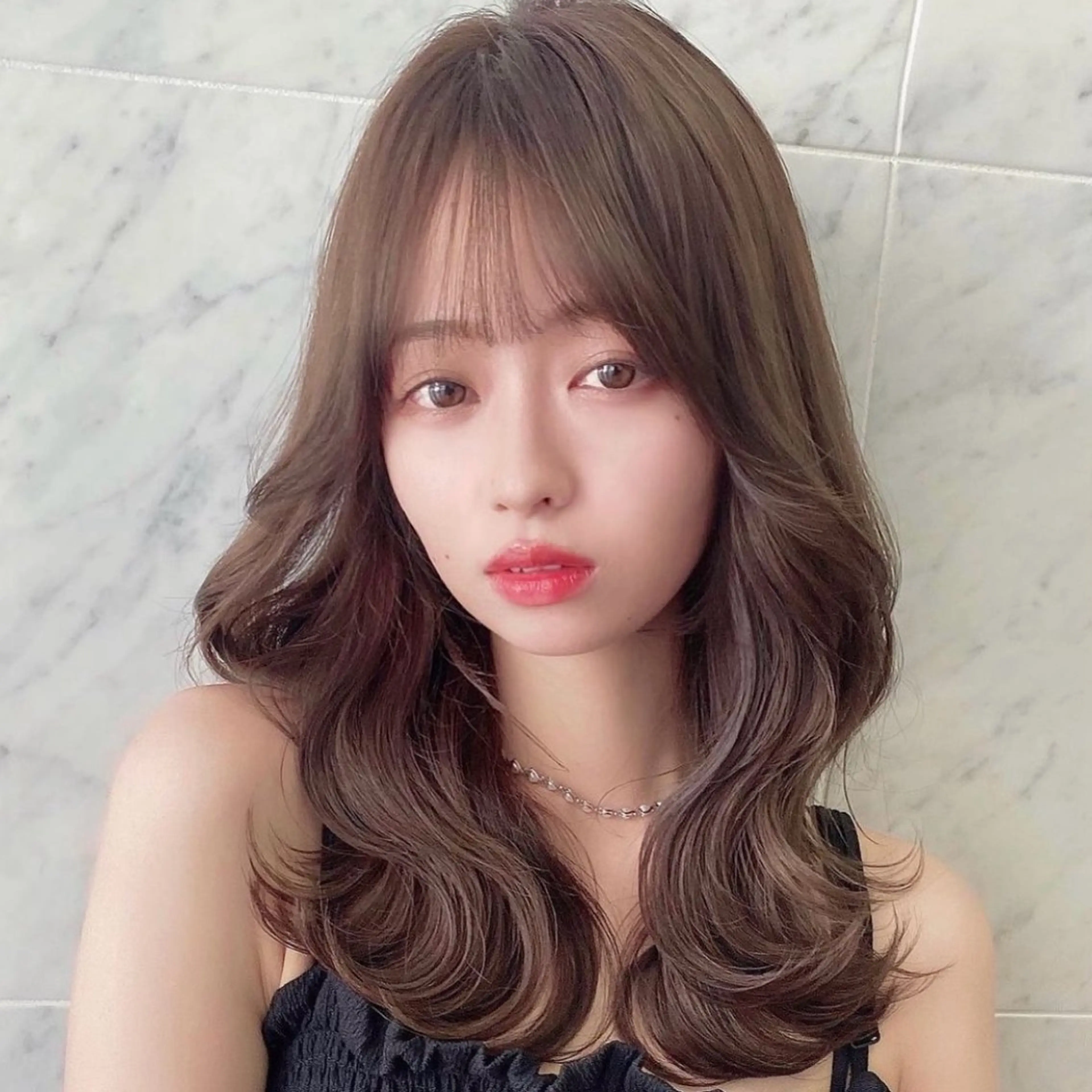 ロング カラー ヘアカラー トリートメント 松田 優作のヘアスタイル