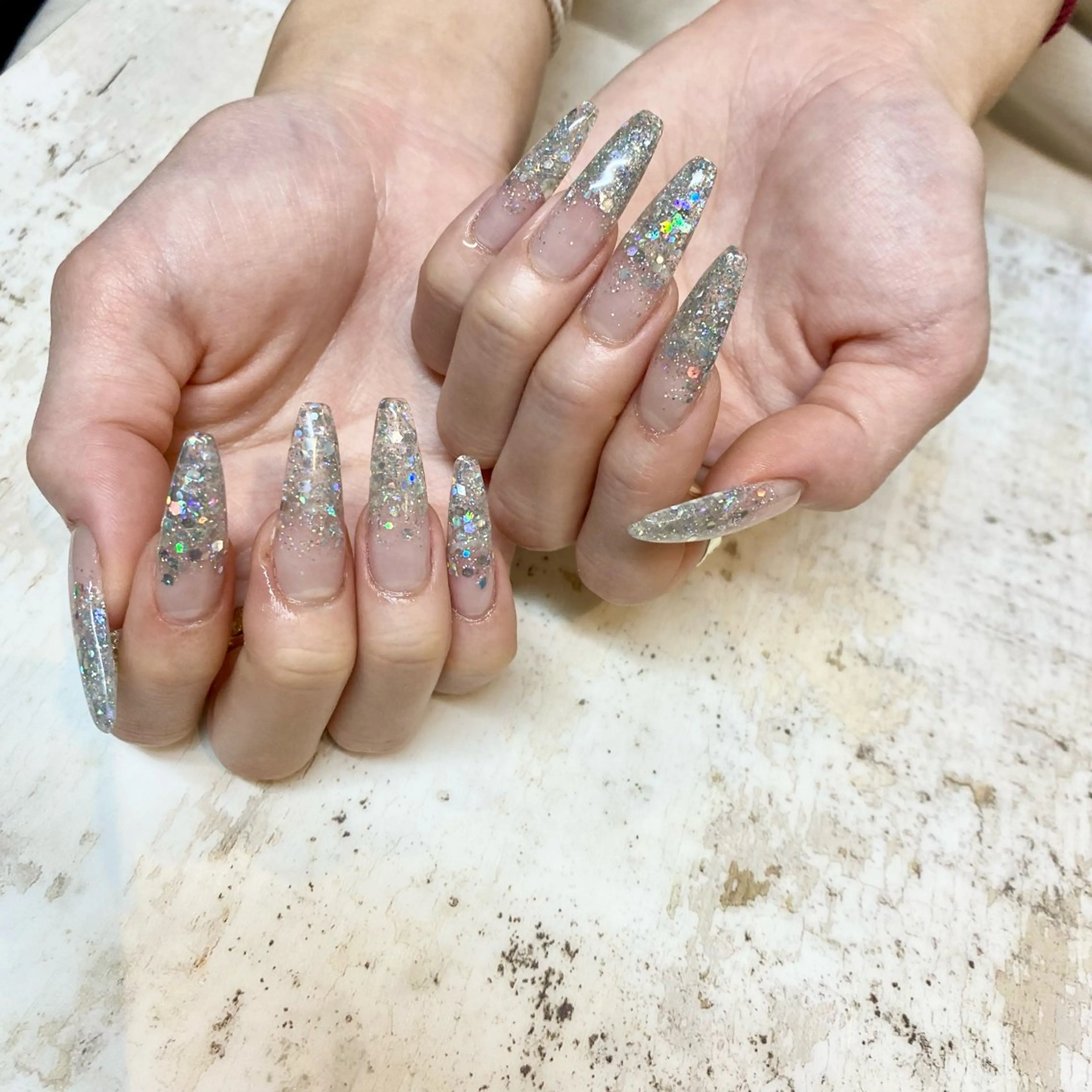 オフ込🩶スカルプワンカラーorラメグラの写真