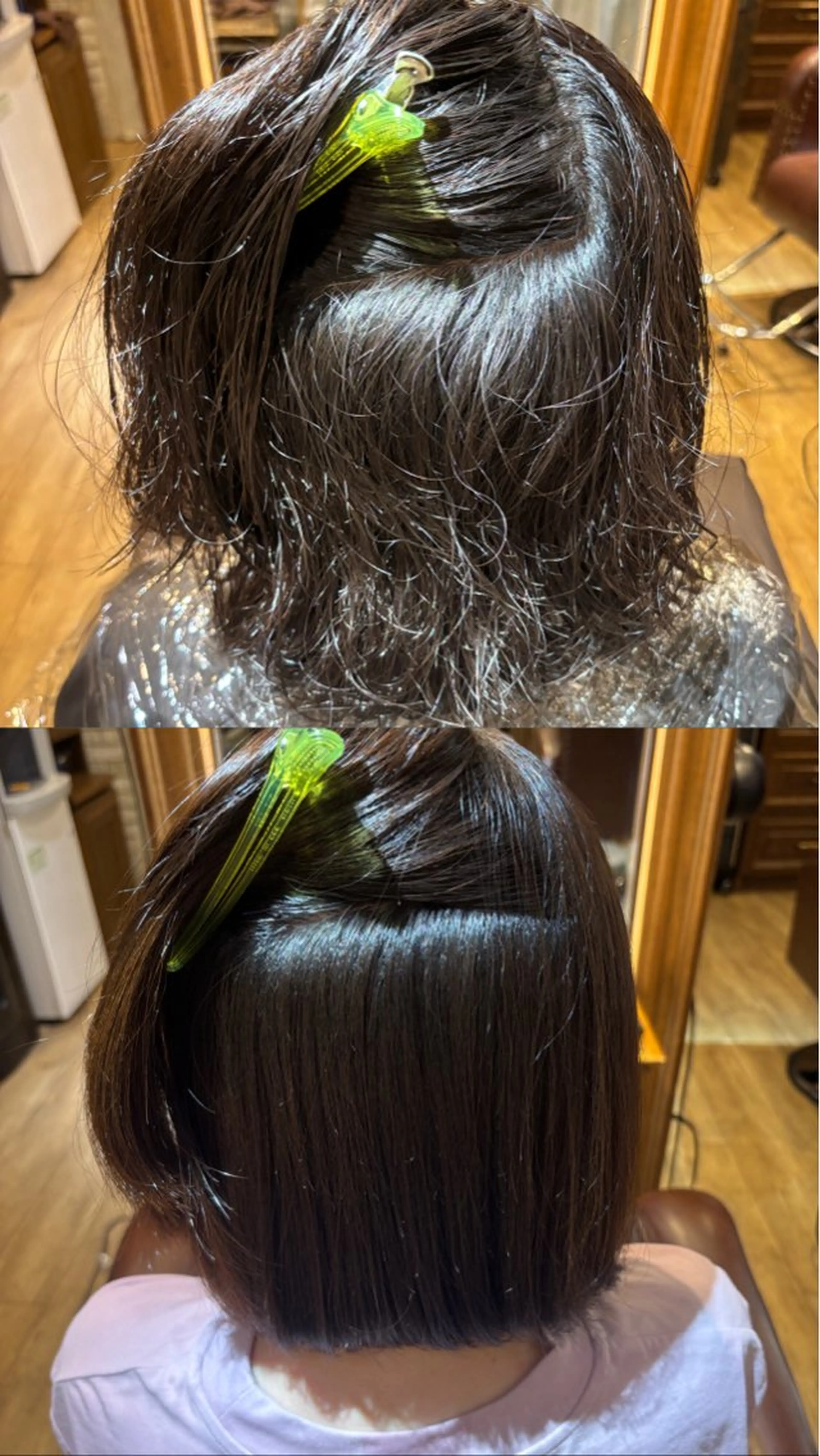 ショート カット 縮毛矯正 西 柚のヘアスタイル