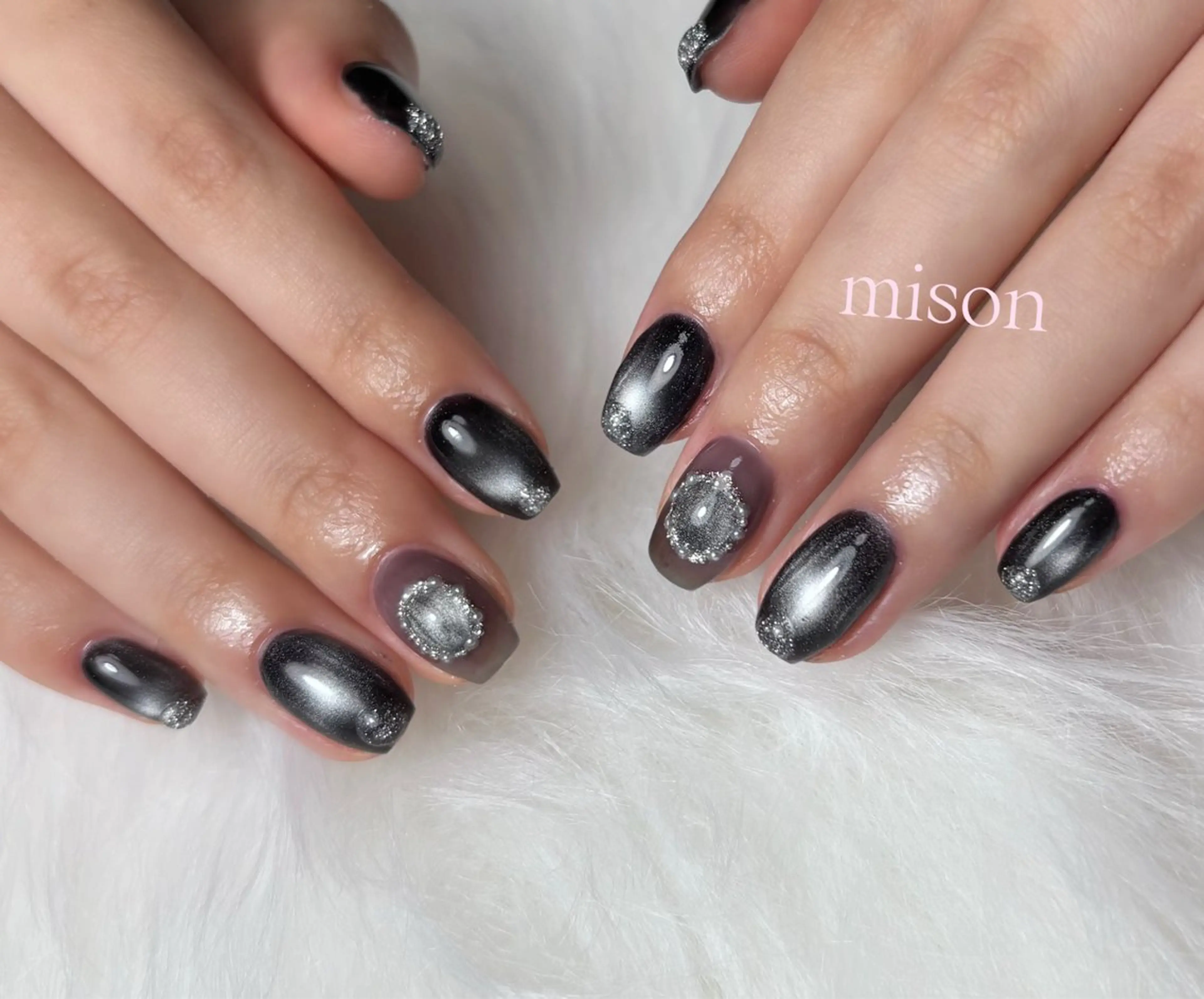 ネイル マグネットネイル mison所属・mison 安形友花のネイルデザイン