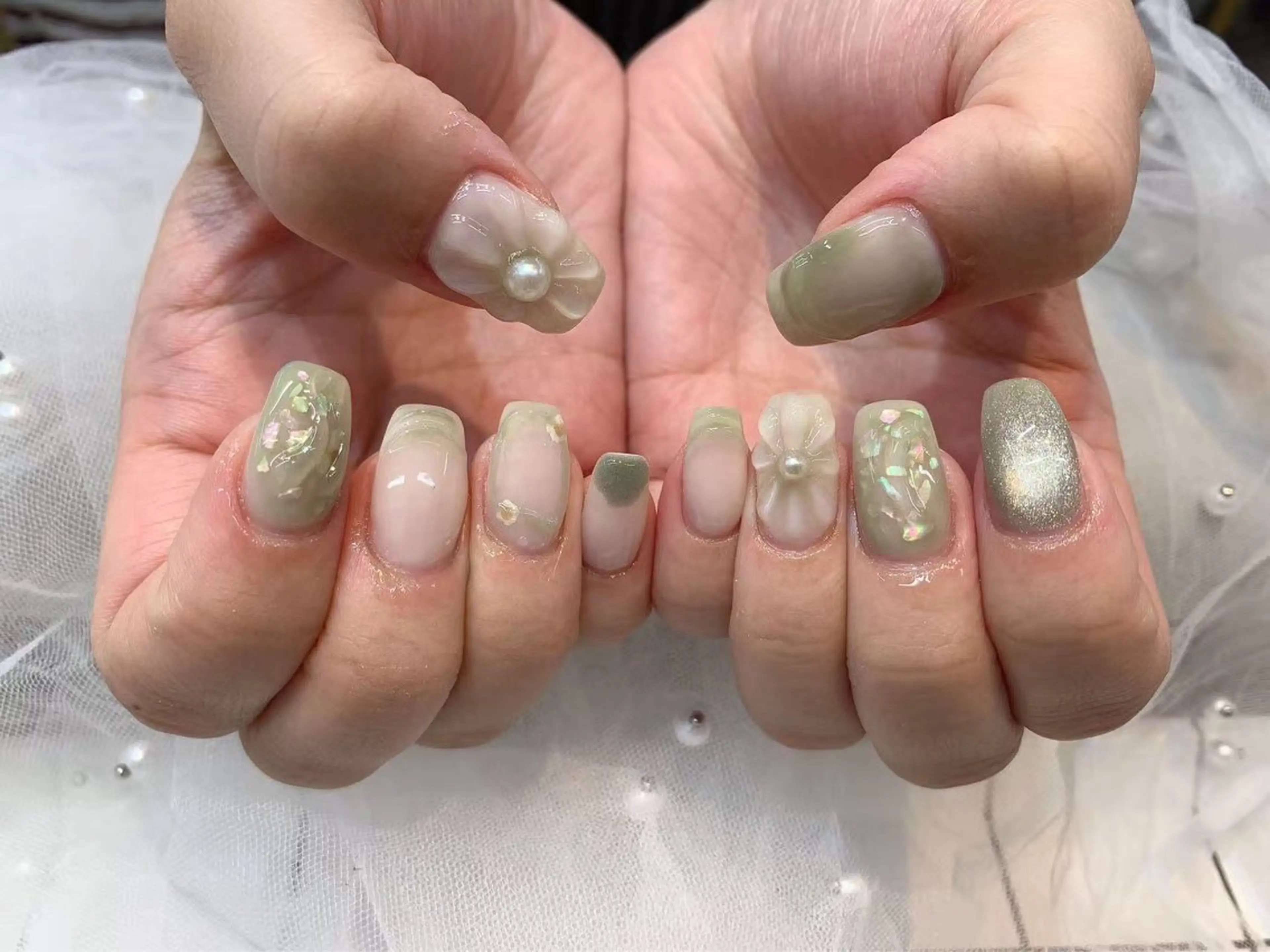 ネイル アートネイル チークネイル 長さ出し フットネイル ジェルネイル ハンドネイル ハンドケア ラッキーネイルサロン 西川口東口店のネイルデザイン