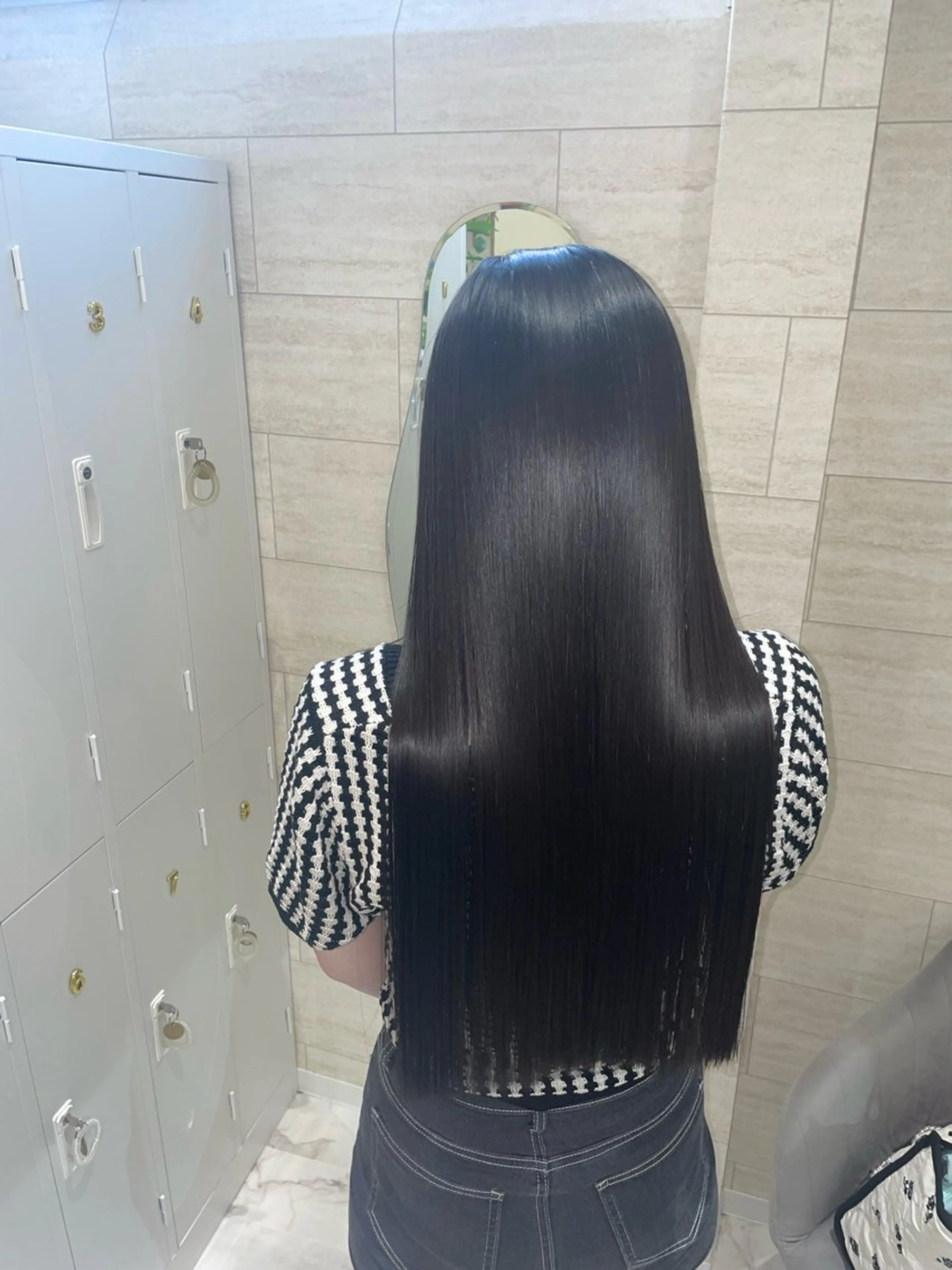 ロング トリートメント Zina熊本/山下 開世/縮毛矯正のヘアスタイル