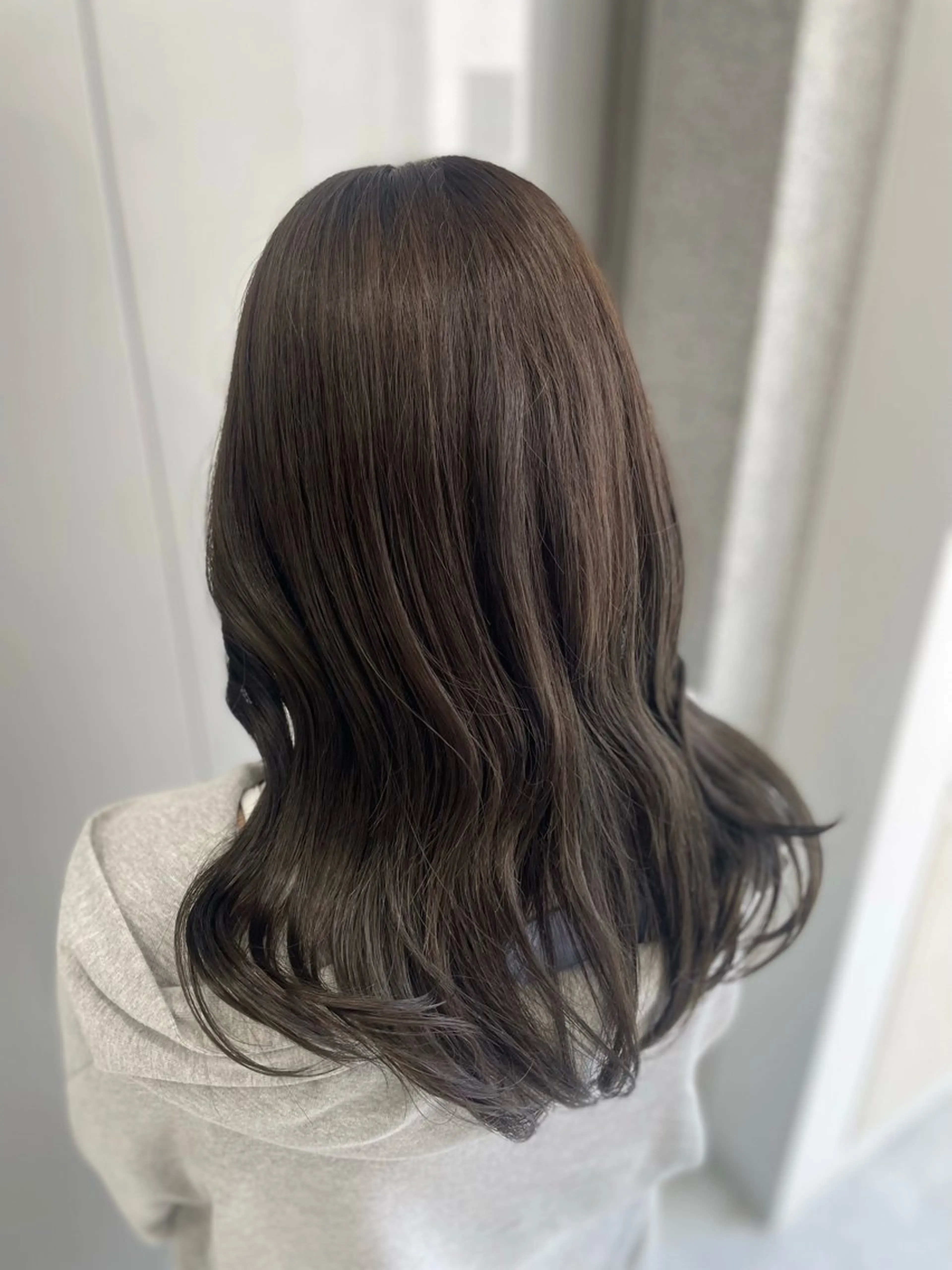 セミロング カラー 🌿透明感赤み消し Keishin🌿のヘアスタイル