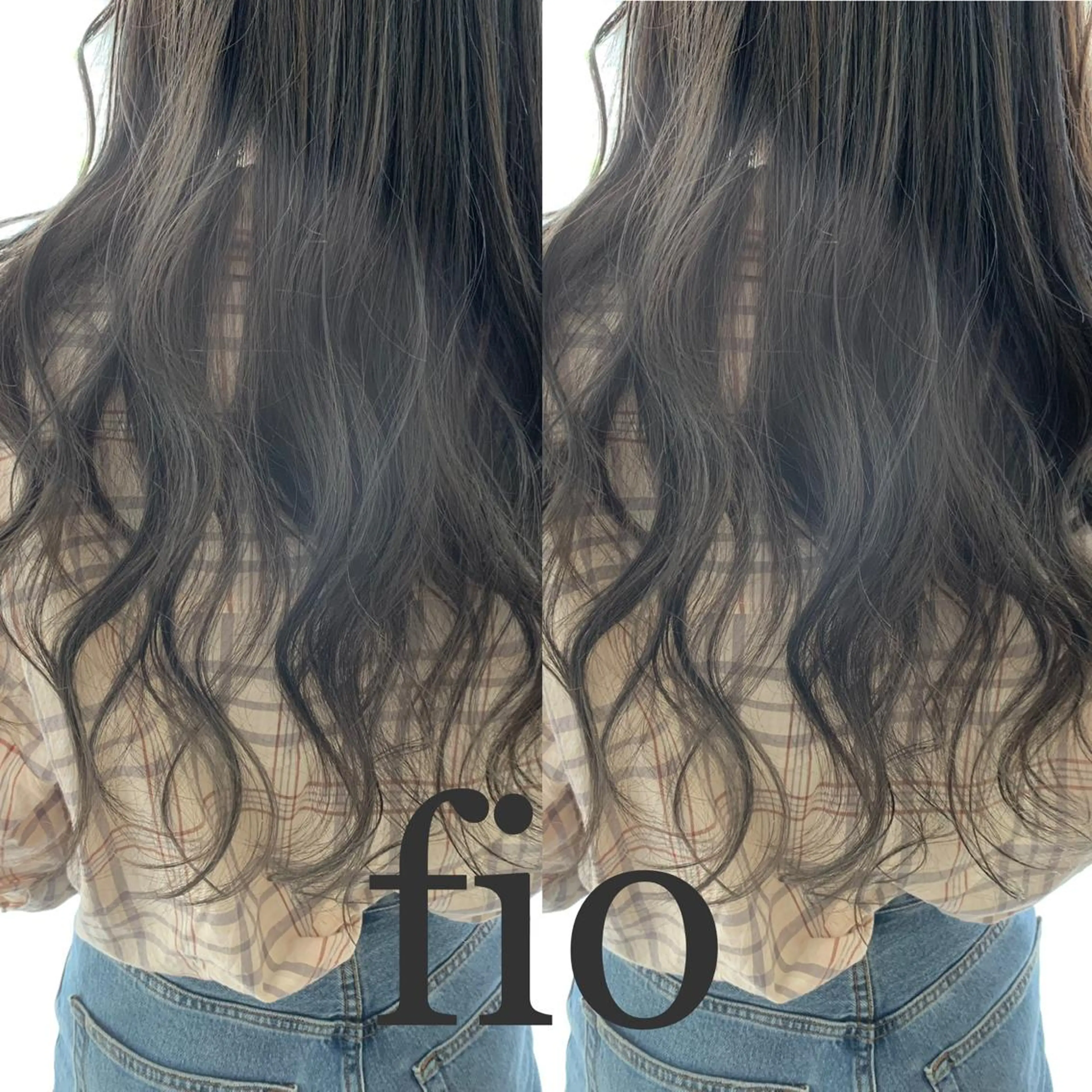 ロング カラー カット ヘアカラー fio マナミのヘアスタイル
