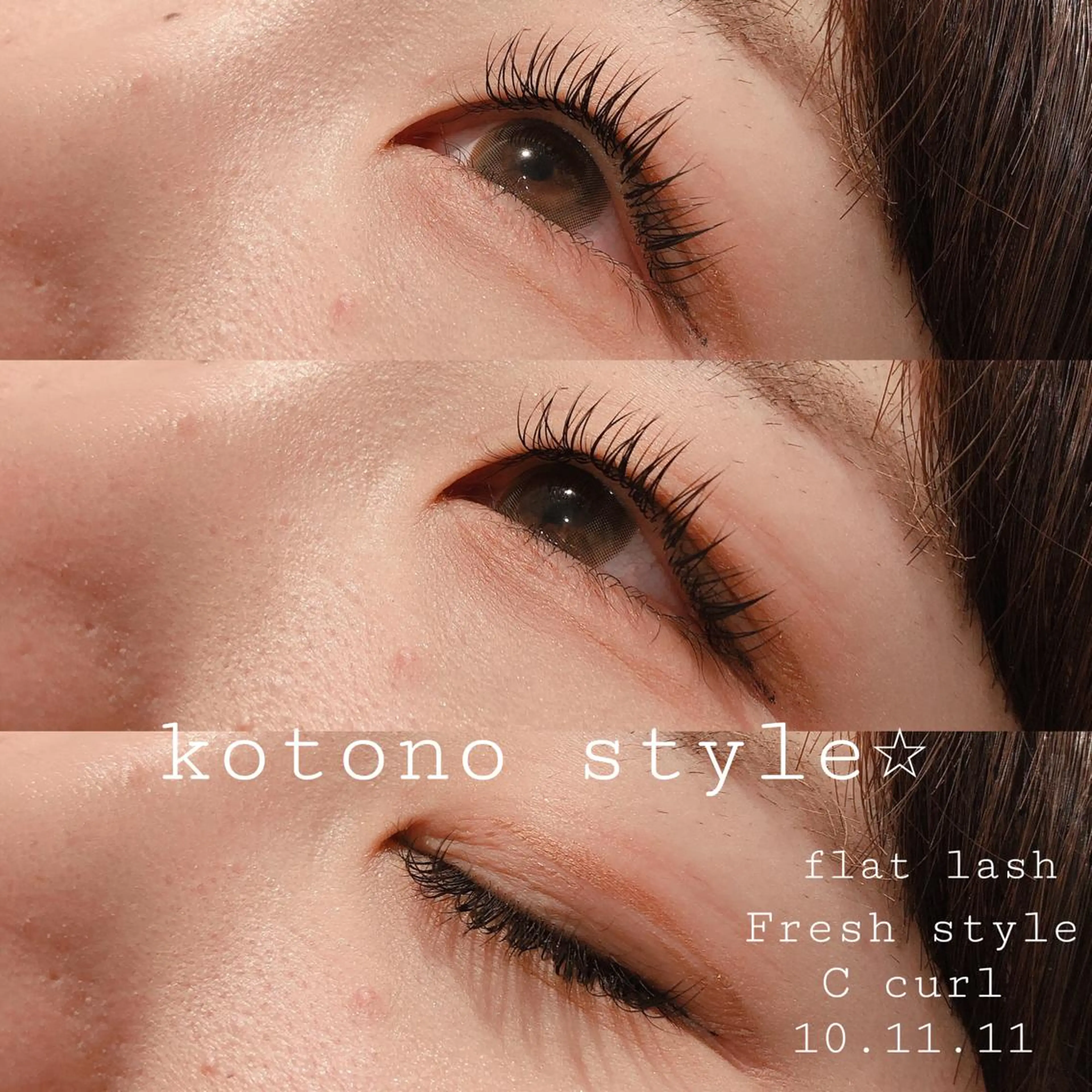 マツエク・マツパ フラットラッシュ マツエク Neo店長🌿 KOTONO🌿のマツエク・マツパデザイン