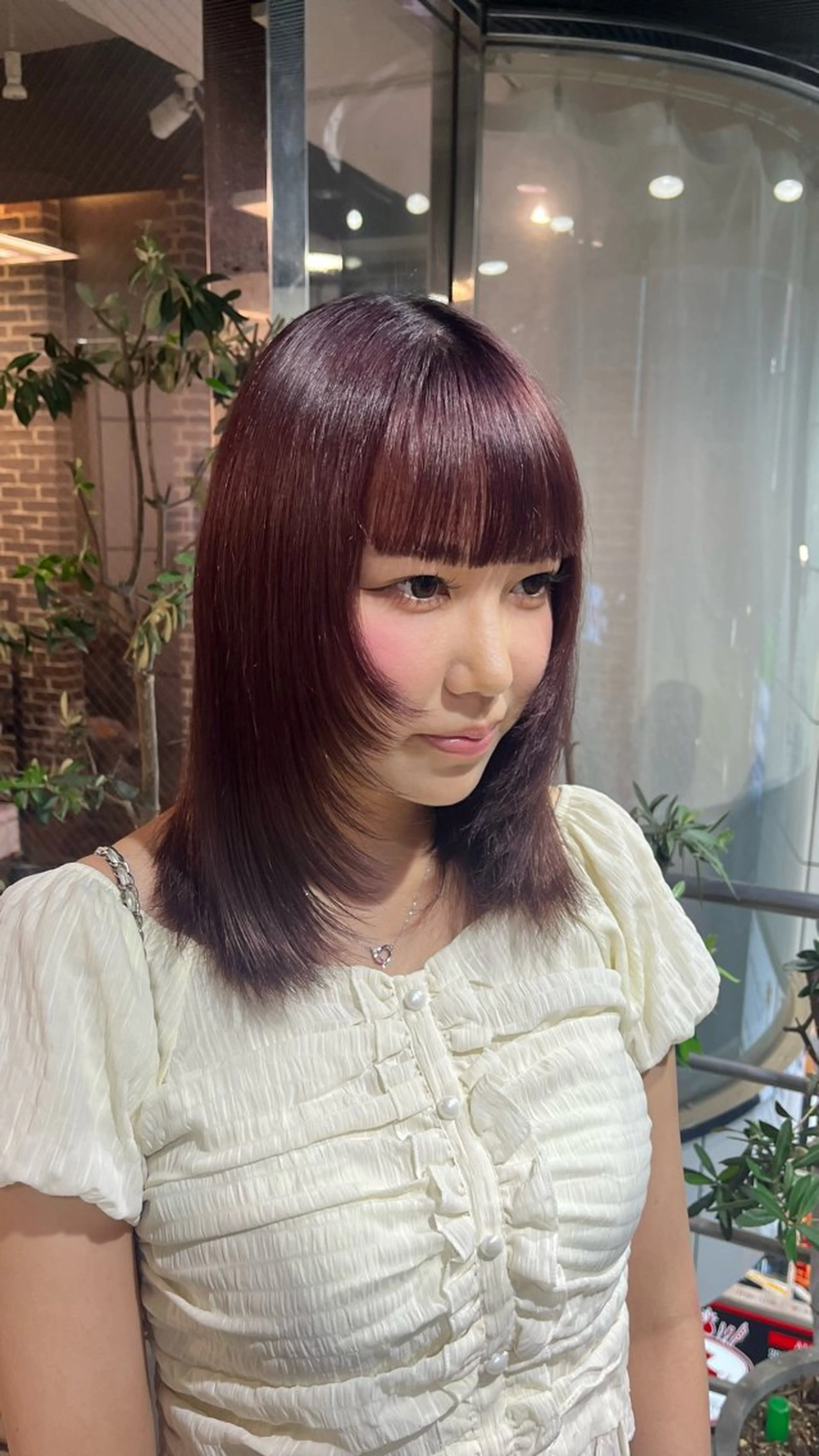 ロング カラー ヘアカラー トリートメント 🎀暖色カラー/ ハナ🎀のヘアスタイル