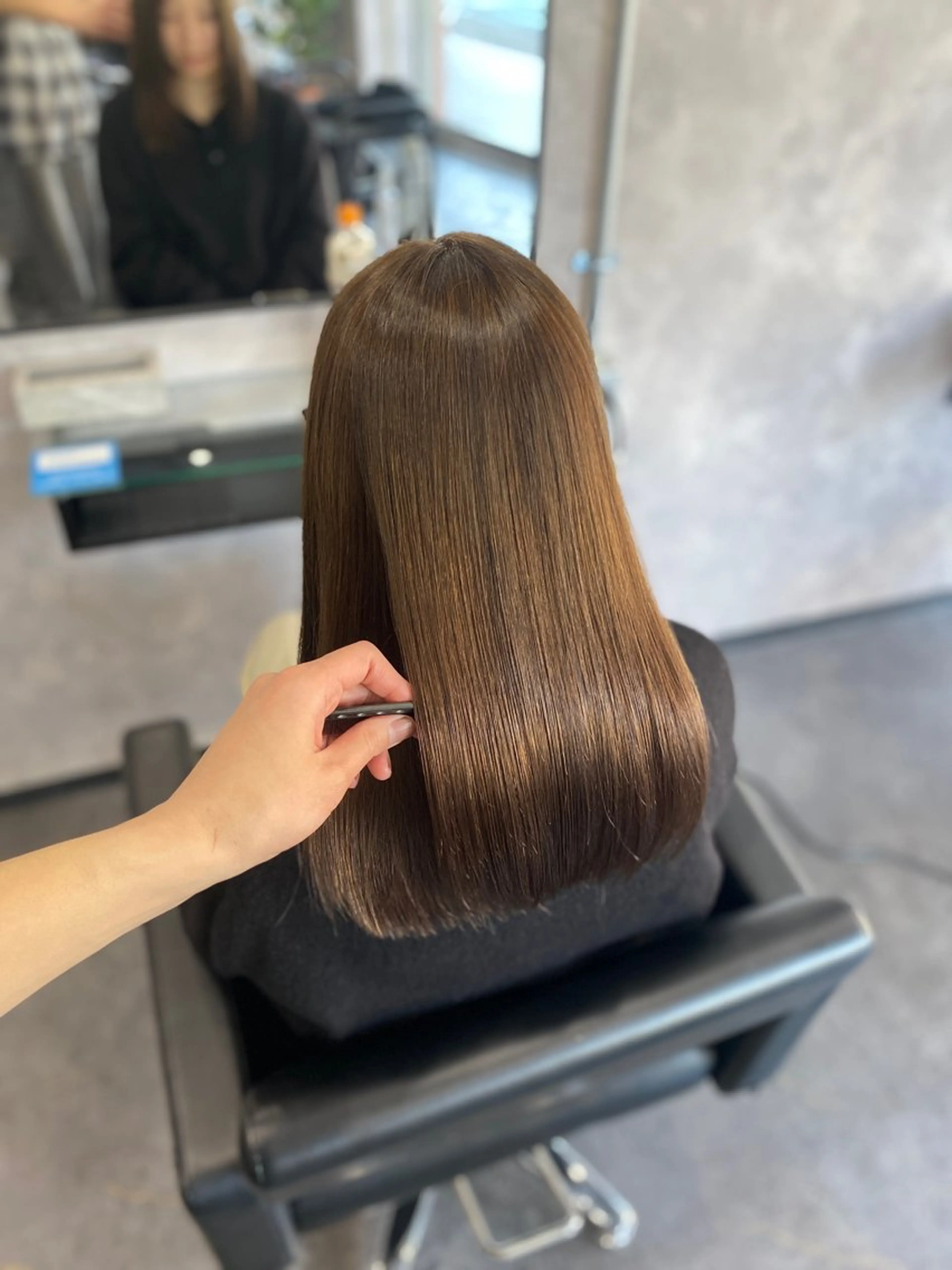 セミロング カット ヘアカラー トリートメント 【髪質改善】加藤 崇徳のヘアスタイル