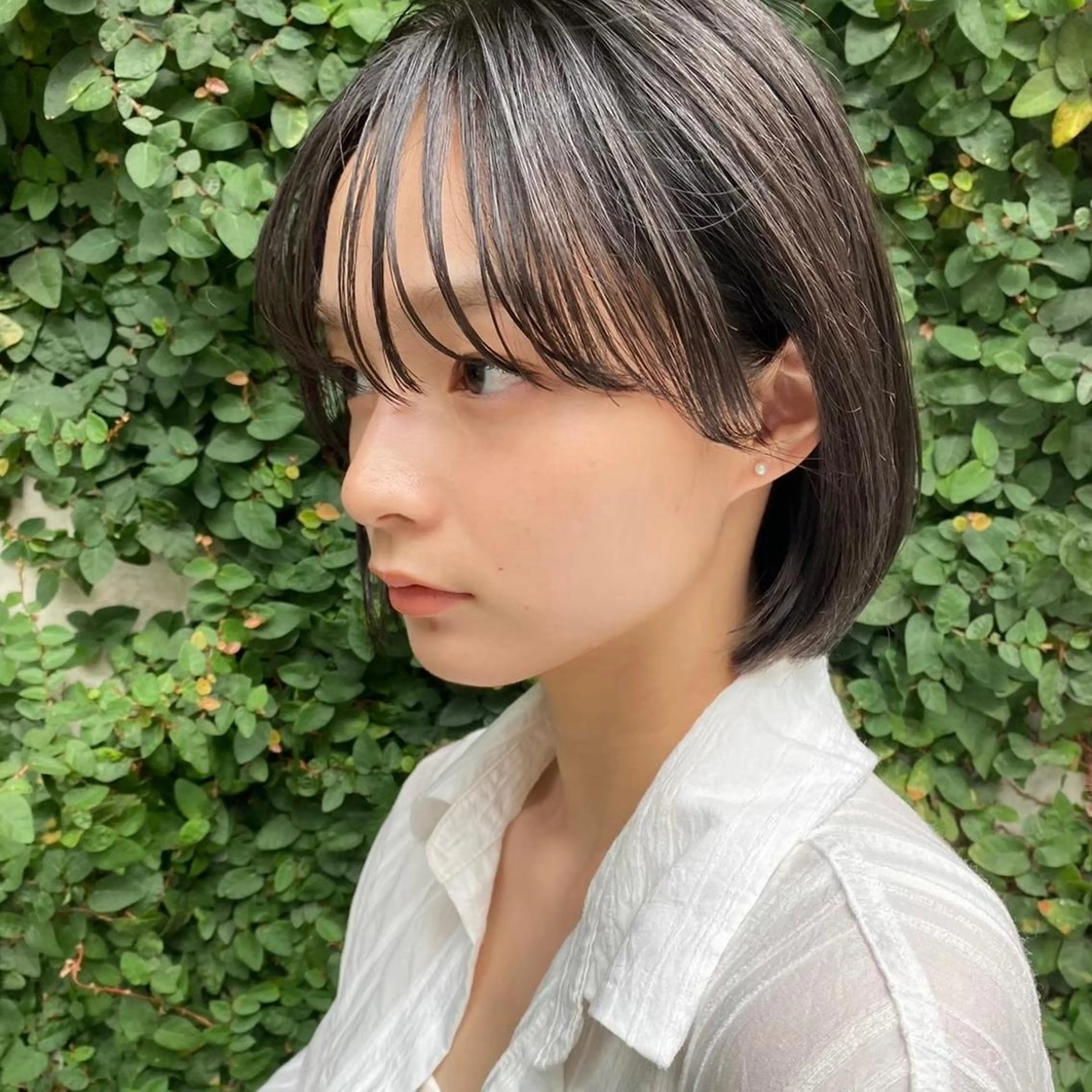 ショート ボブ ハイライト 髪質改善 ショートヘア mai 🎀 / 梅田美容室のヘアスタイル