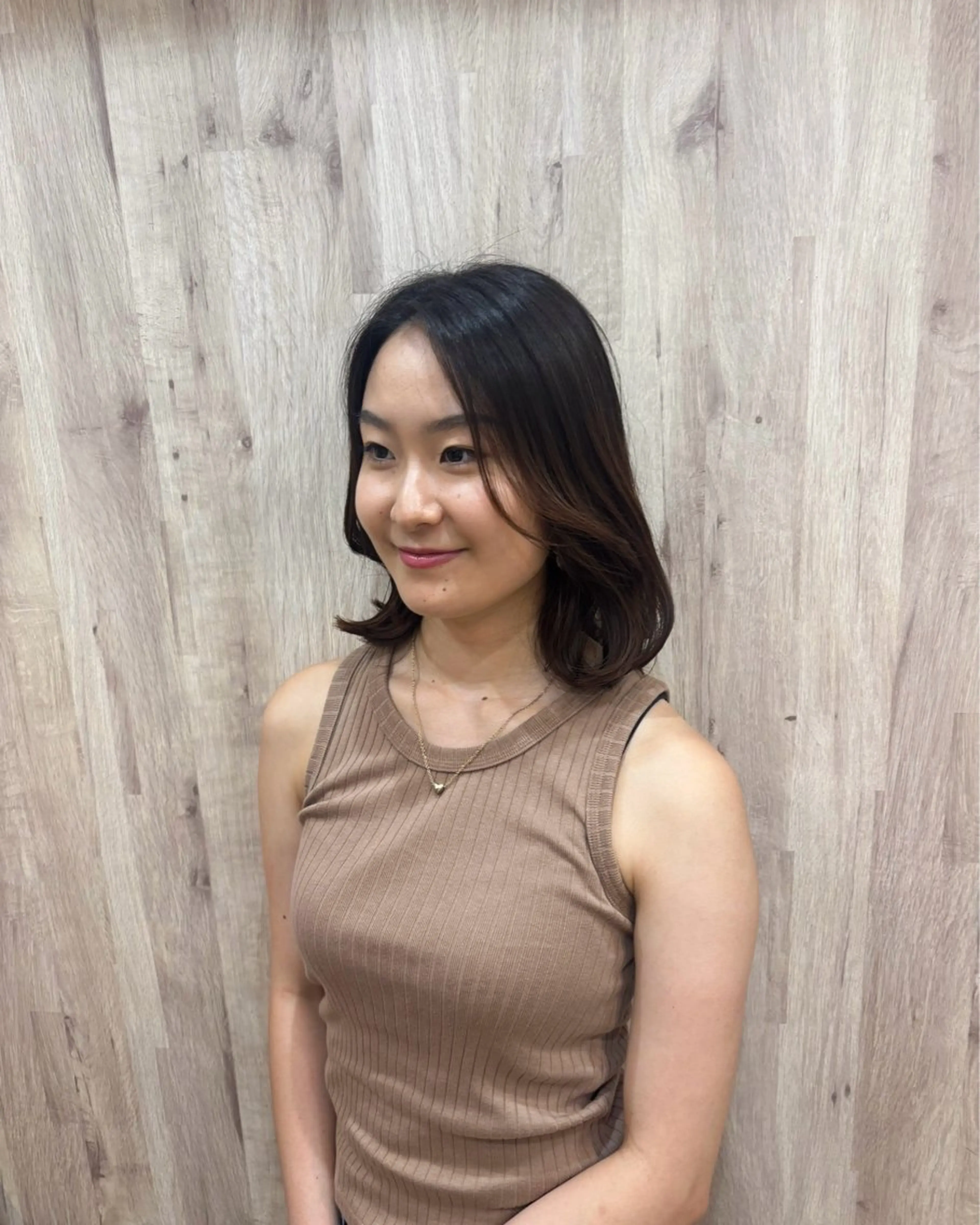 ミディアム 竹村 恵功代のヘアスタイル