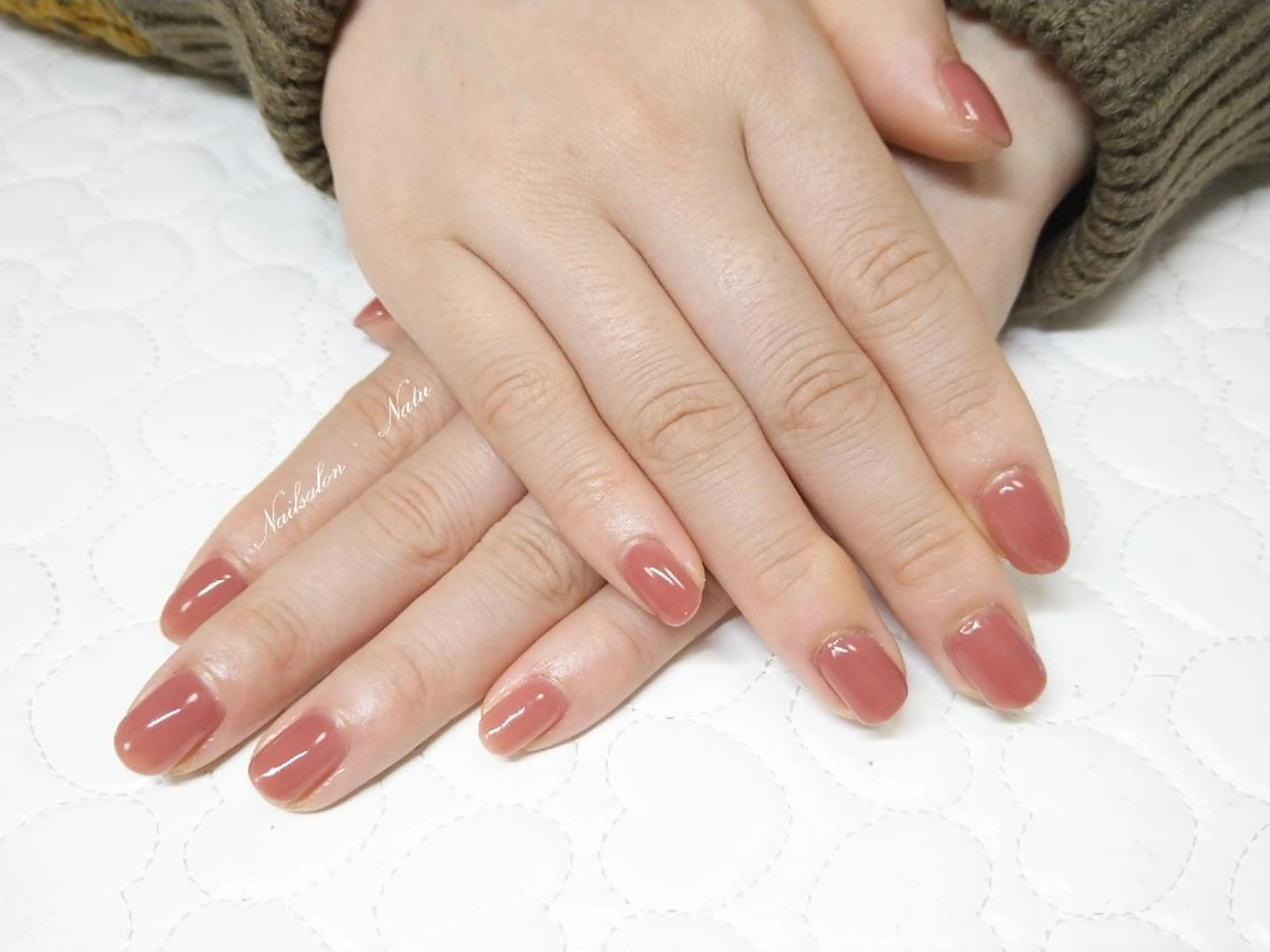 ネイル ラメ(グリッター) ワンカラーネイル nailsalon　 Natuのネイルデザイン