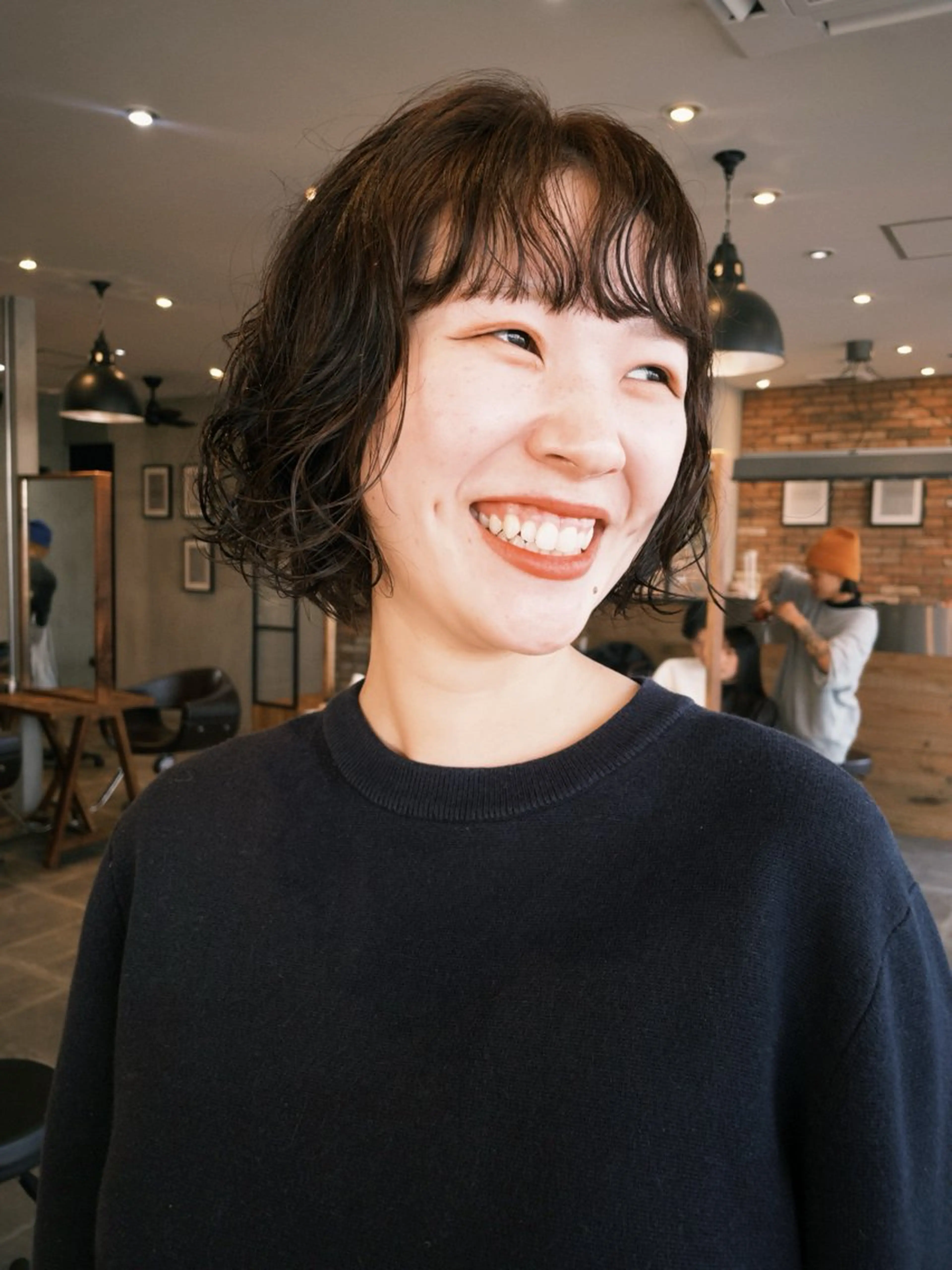 ショート パーマ カット パーマ GUESTs所属・優音 /YUi/パーマのヘアスタイル