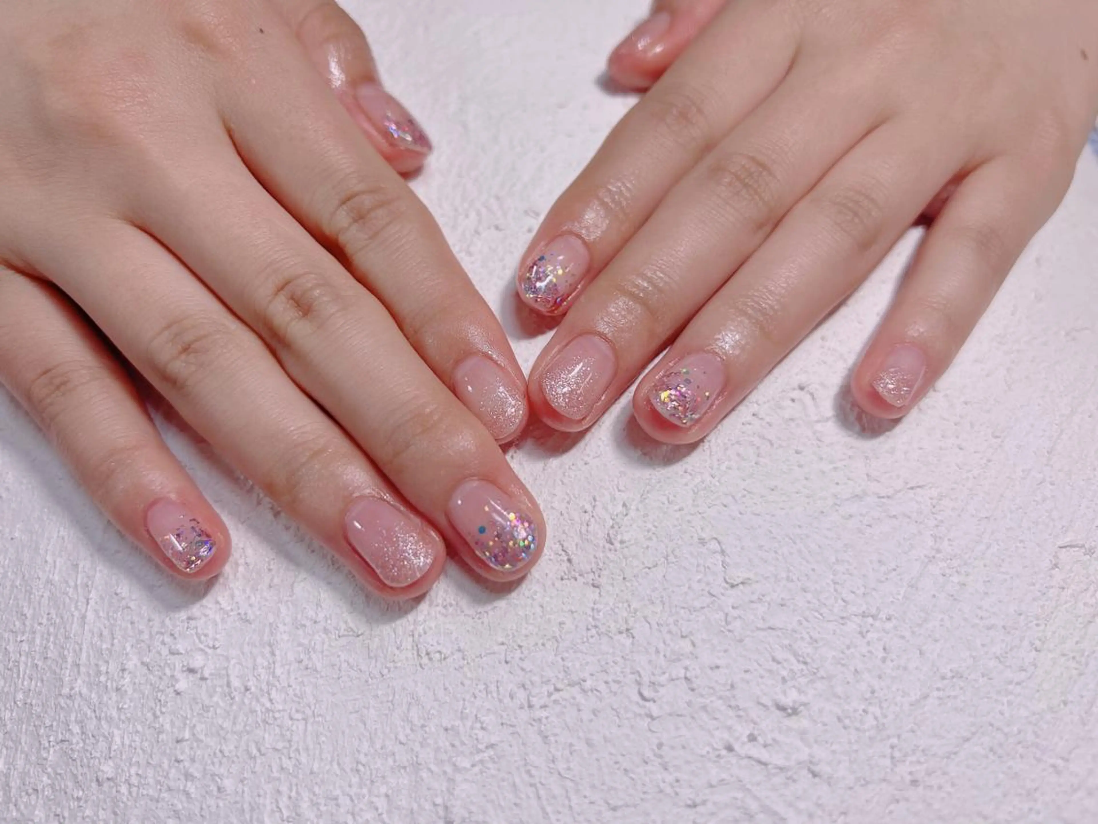 ネイル ラメ(グリッター) ラメグラデーション Regaro i.sのネイルデザイン