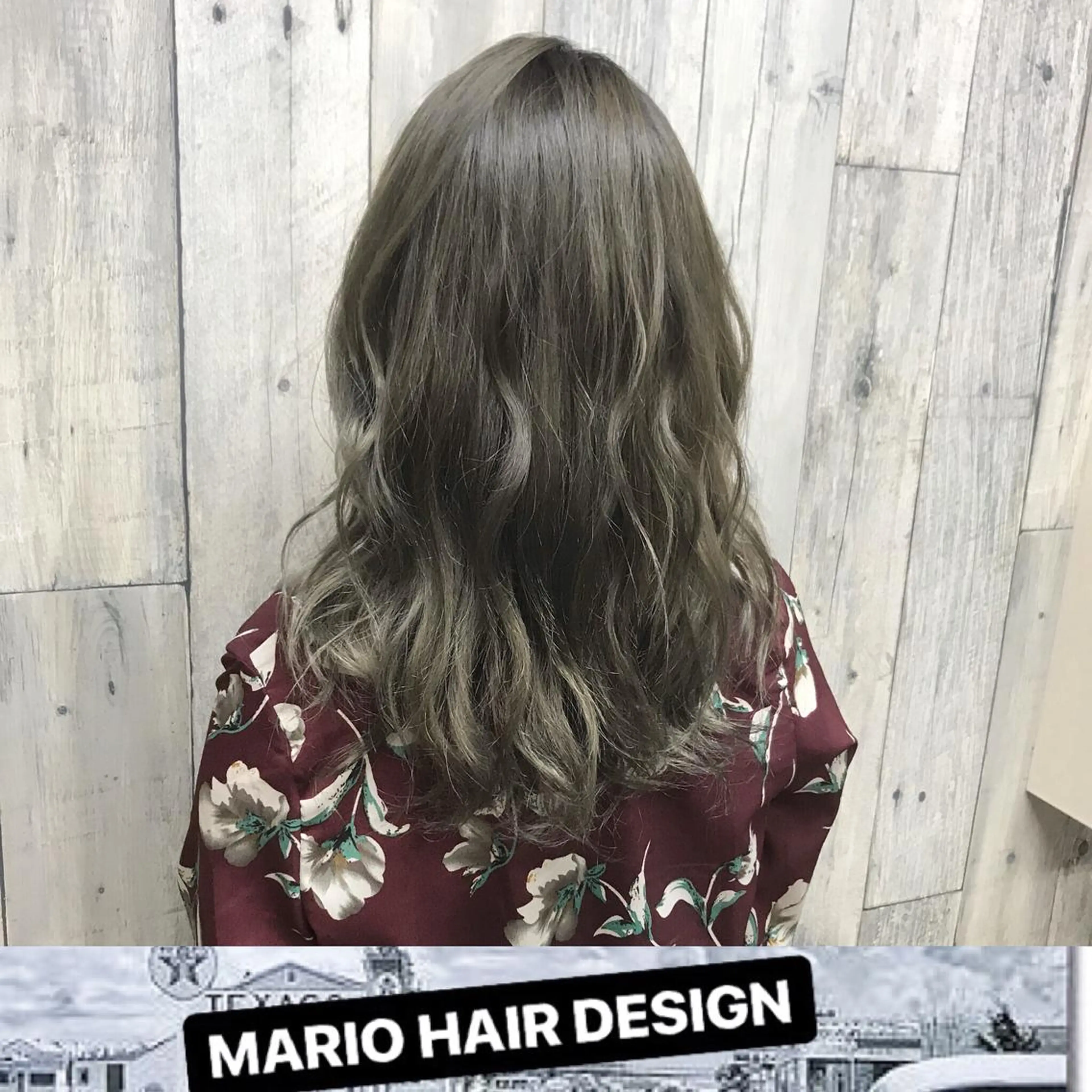 セミロング カラー パーマ ヘアアレンジ メンズ キッズ アッシュ Forest. -髪質改善-のヘアスタイル