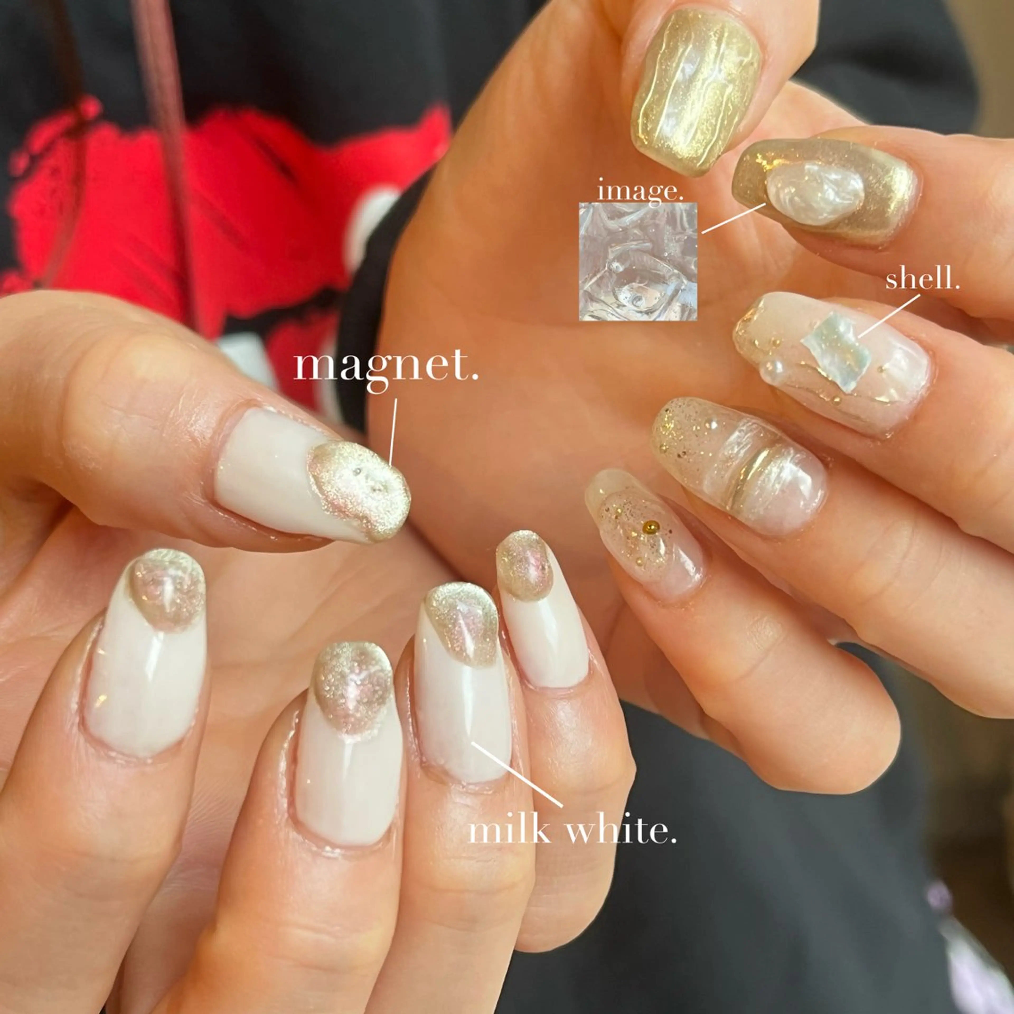 ネイル 持ち込み ニュアンスネイル ハンドネイル kurogi nanakaのネイルデザイン