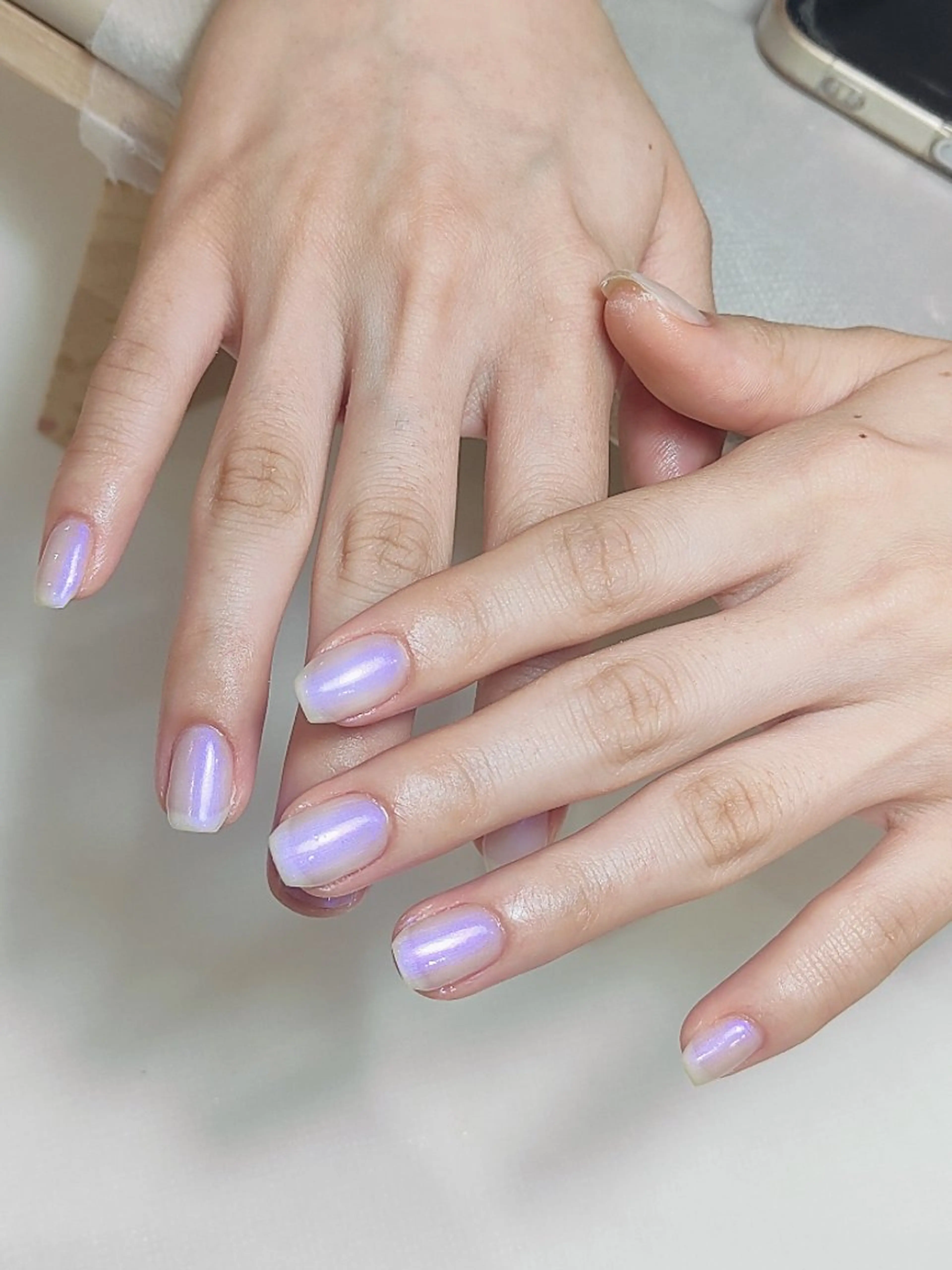 ネイル オーロラネイル ハンドネイル sunny nail もっちのネイルデザイン