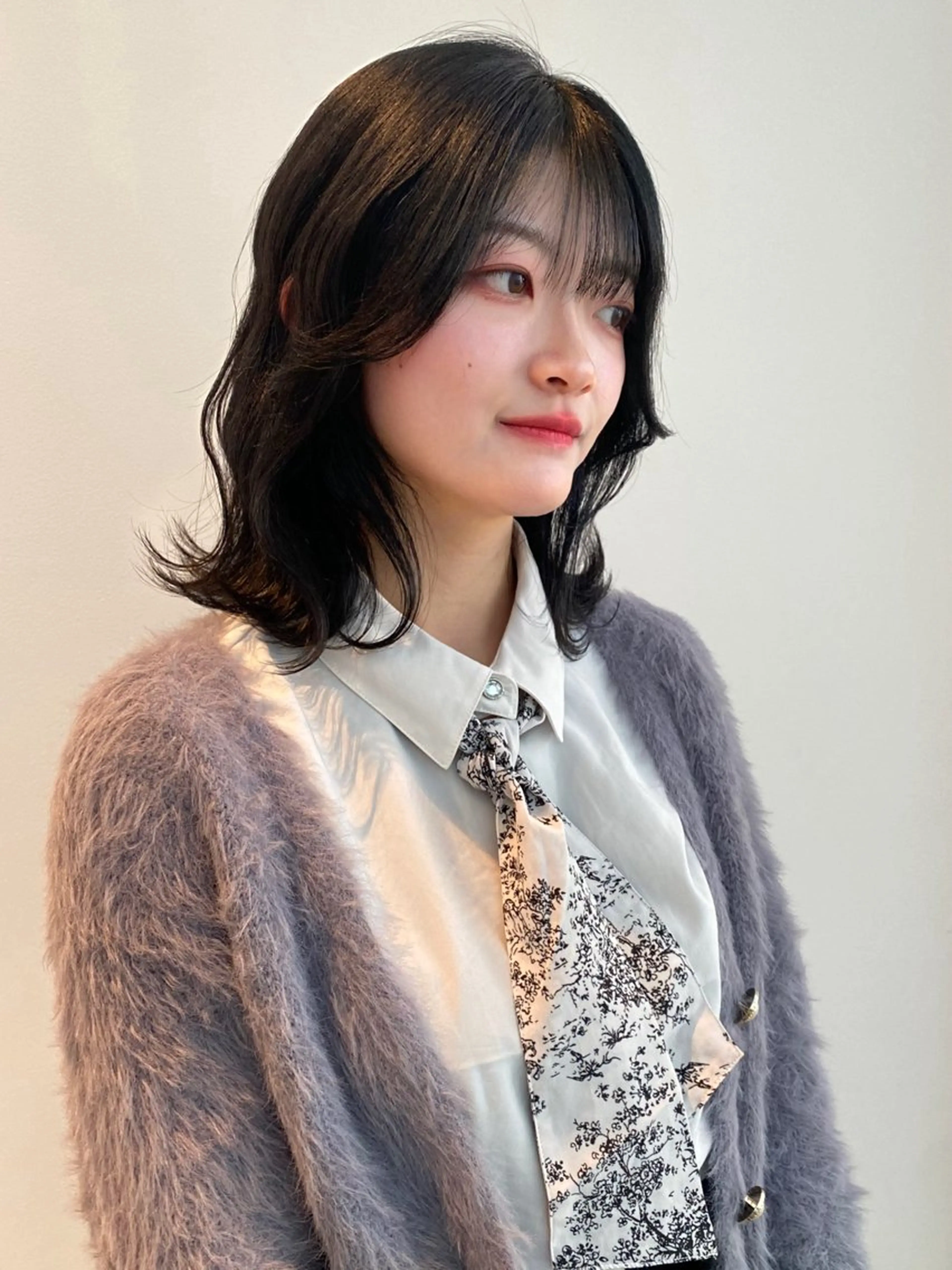 ミディアム カラー カット ヘアカラー トリートメント mai / linoah˚✧のヘアスタイル