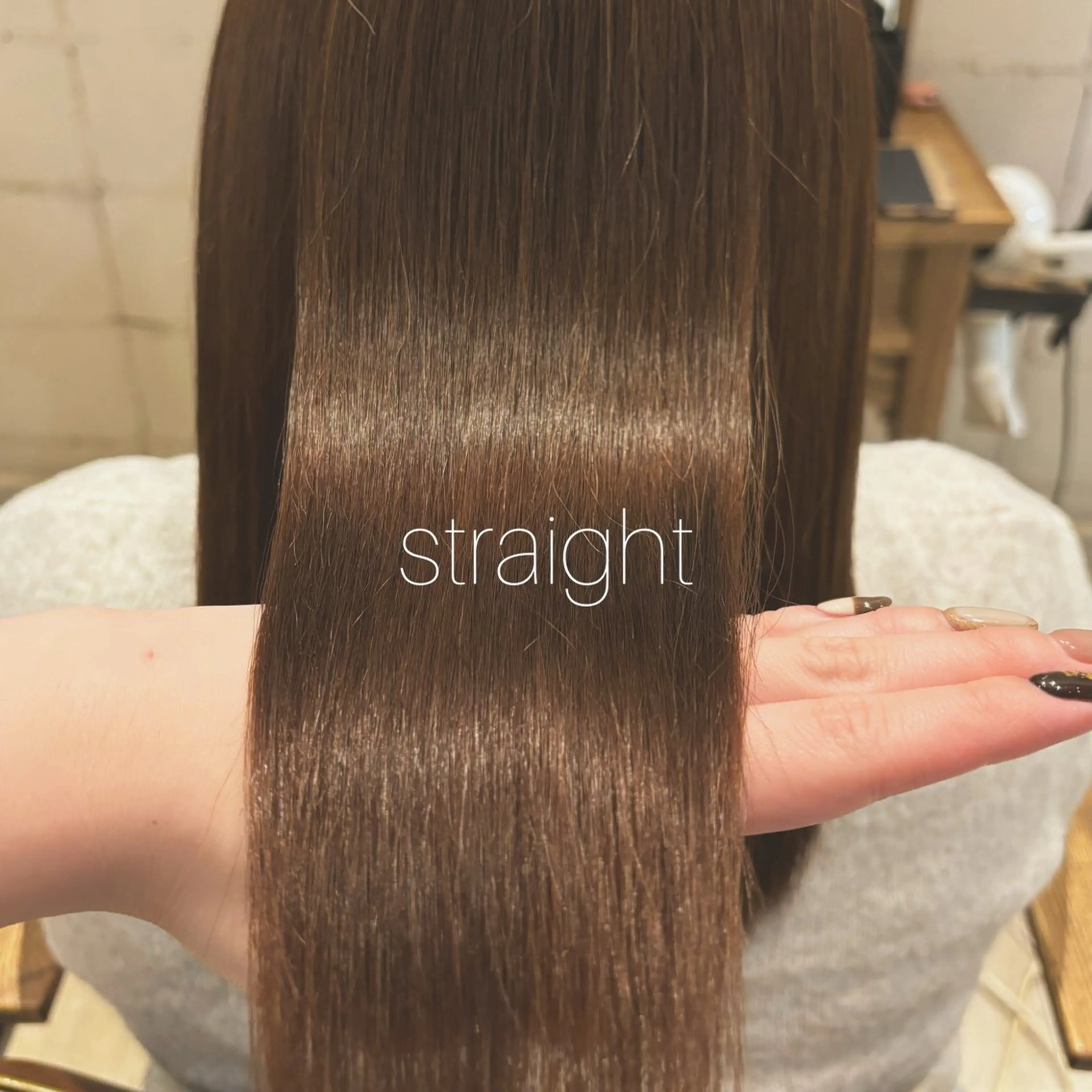 ロング パーマ カット 縮毛矯正 トリートメント 𓅰なかがわ ふみな𓅯のヘアスタイル