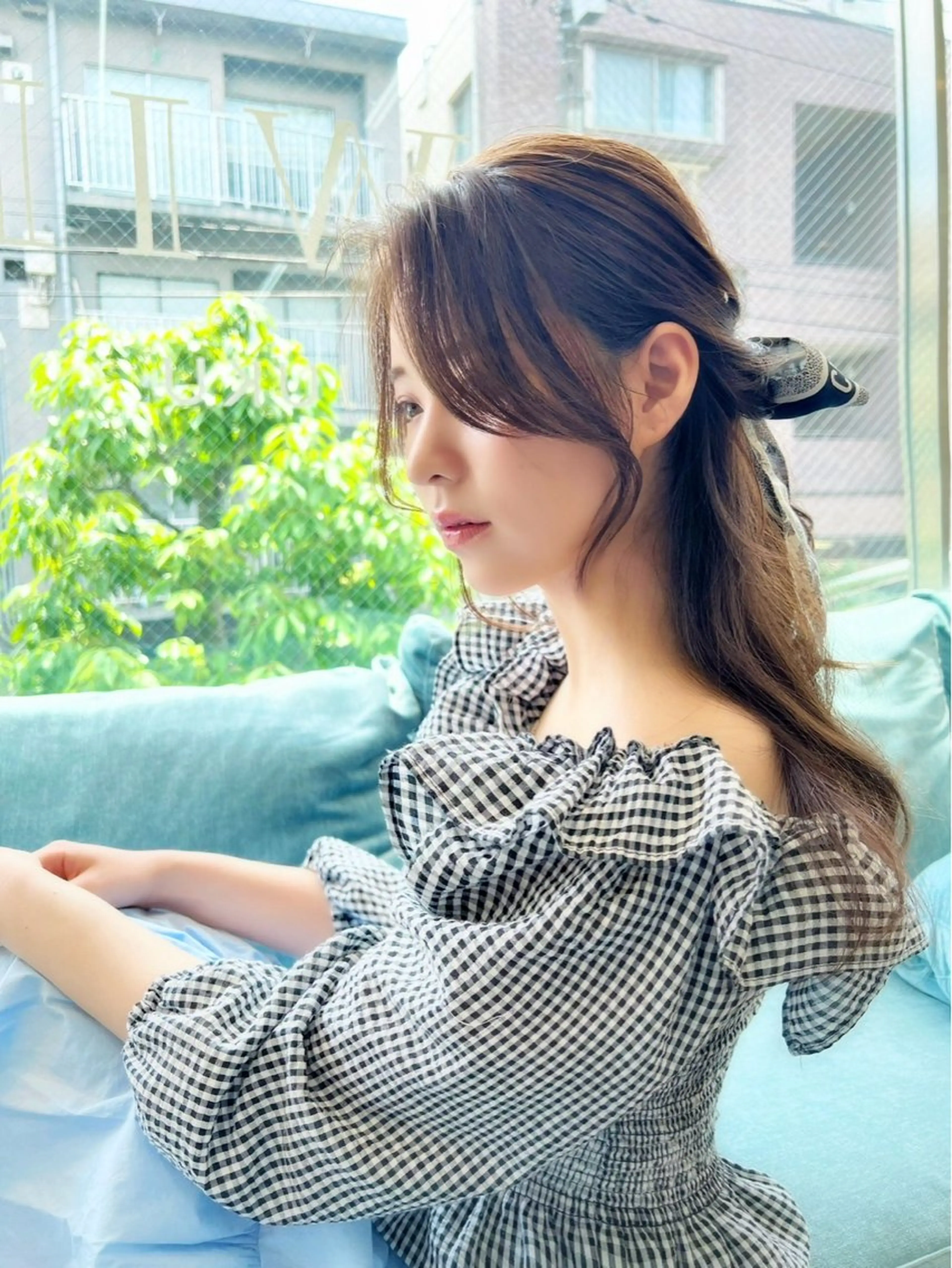 ロング 韓国風ヘア JEWIL SHIBUYAのヘアスタイル