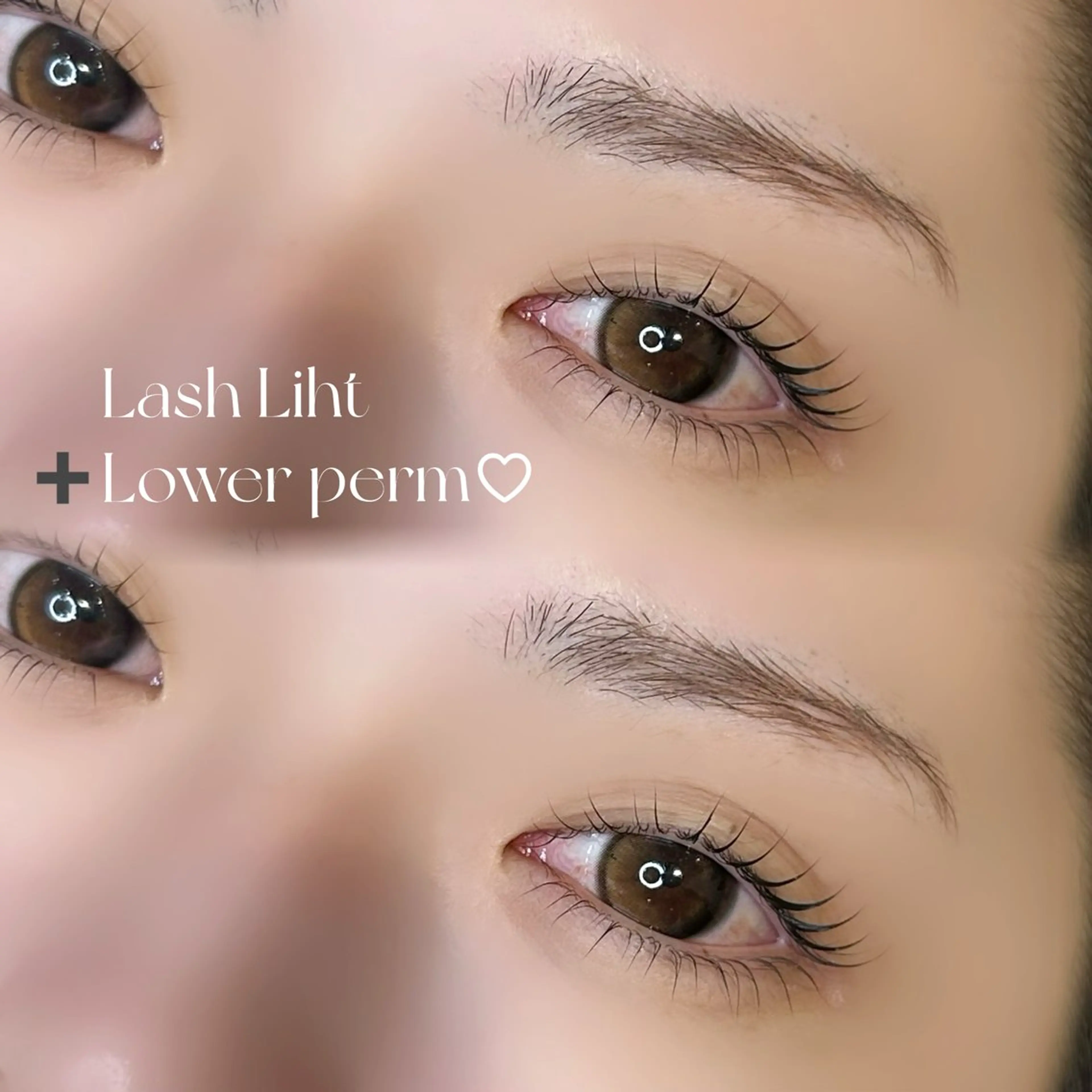 （モデル様メニュー）上下まつ毛パーマ🎀.. ♡°の写真