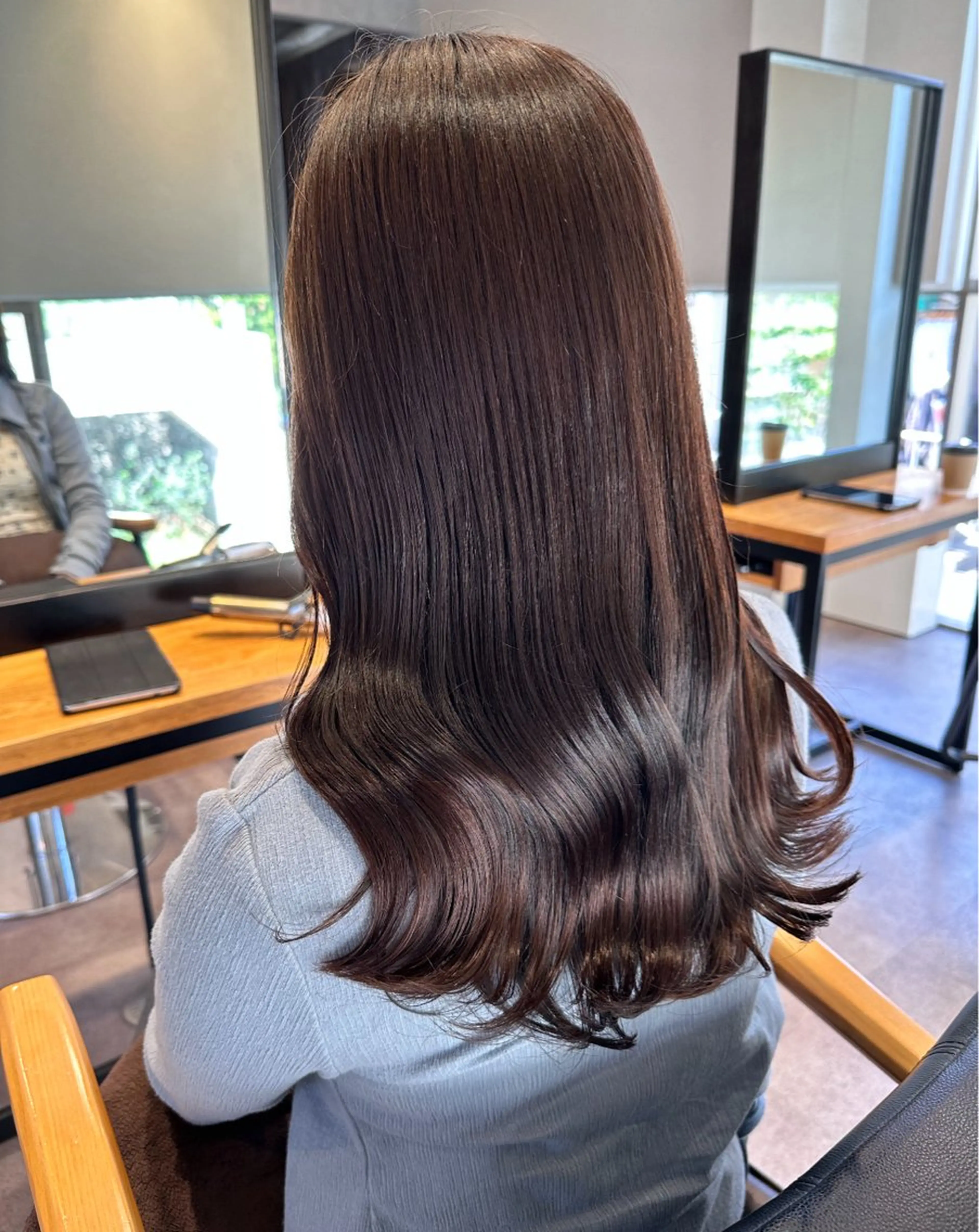 ロング カラー 韓国風/オシャレ /縮毛矯正/滝口琴未のヘアスタイル