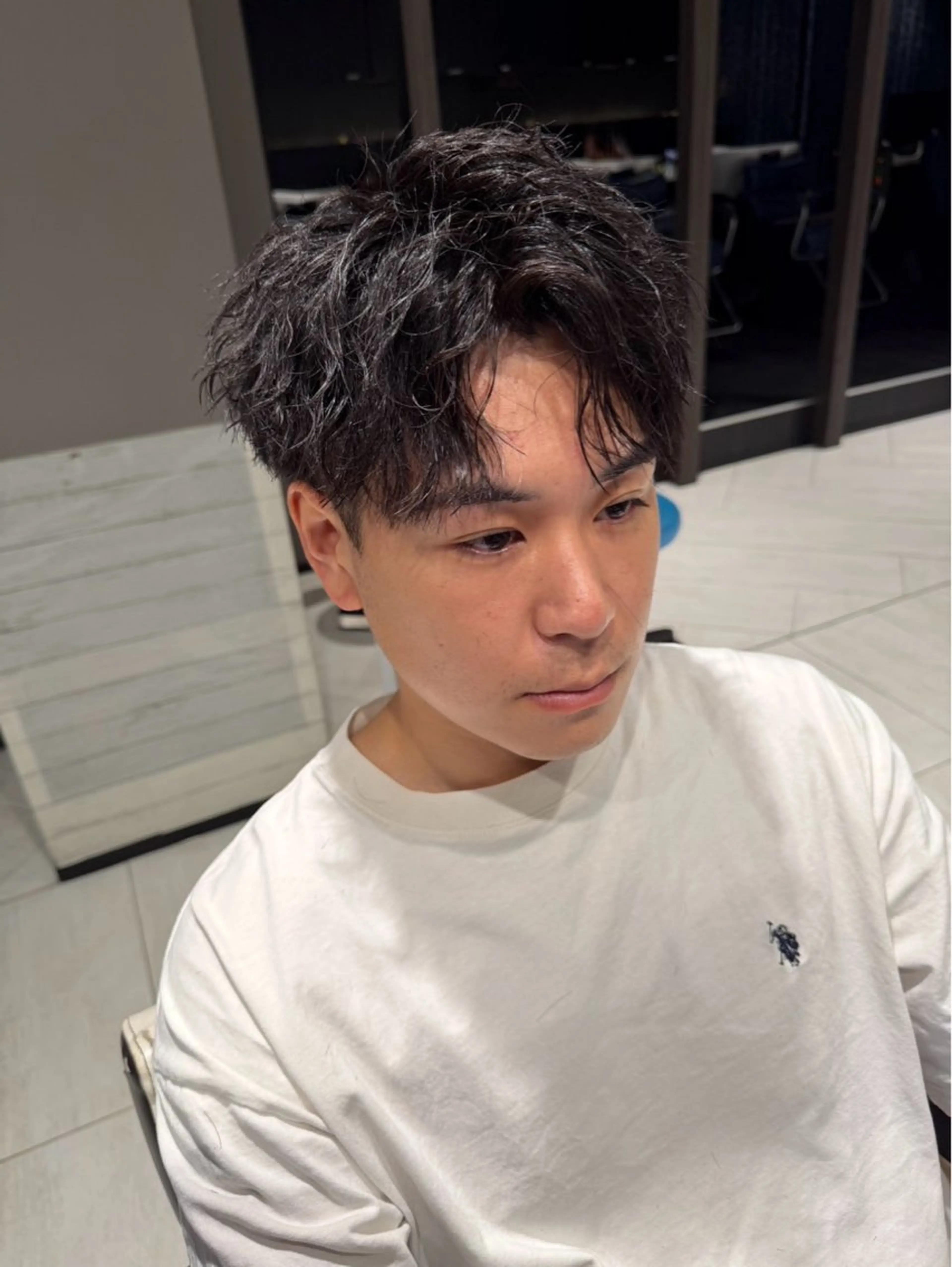 【メンズ限定】モデルカット＋スパイラルパーマの写真